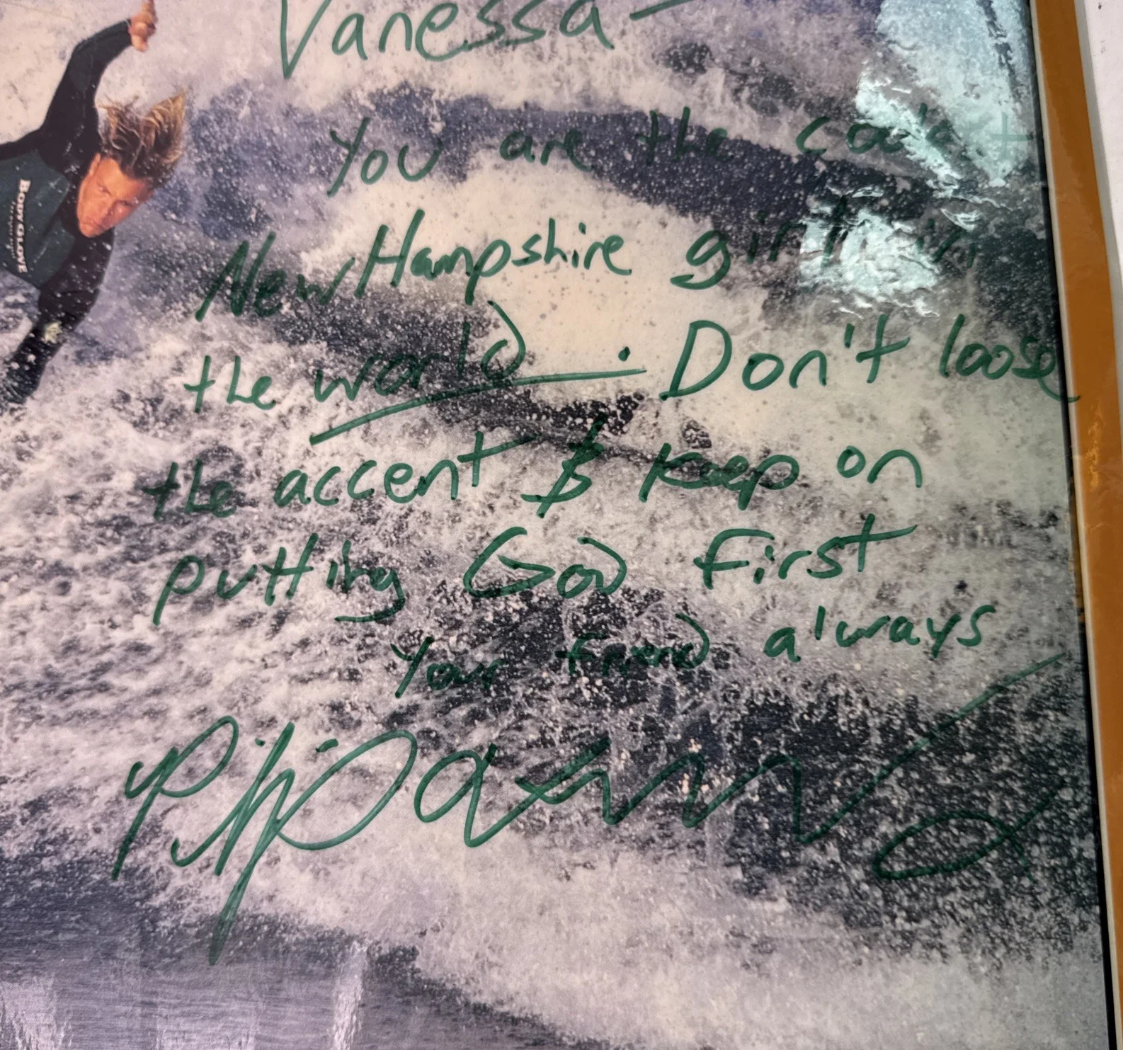 Bodyboarding Magazine Phil Harnsberger Signed Auto 21x16” Poster Laminated, изображение 3
