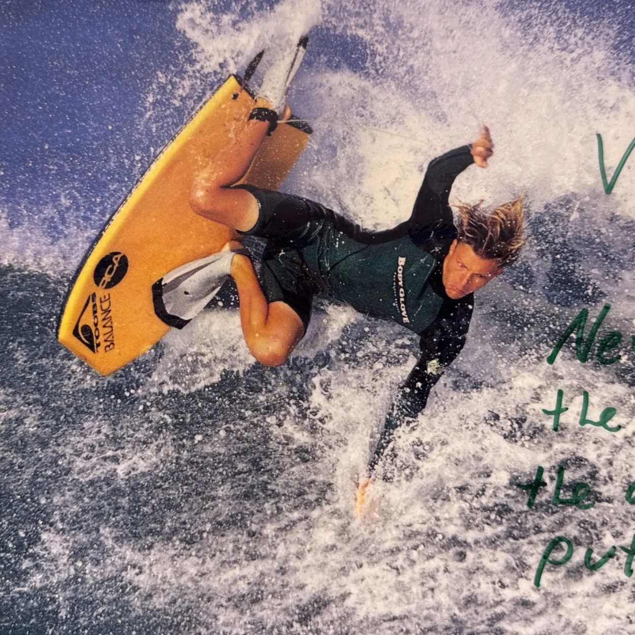 Bodyboarding Magazine Phil Harnsberger Signed Auto 21x16” Poster Laminated, изображение 4