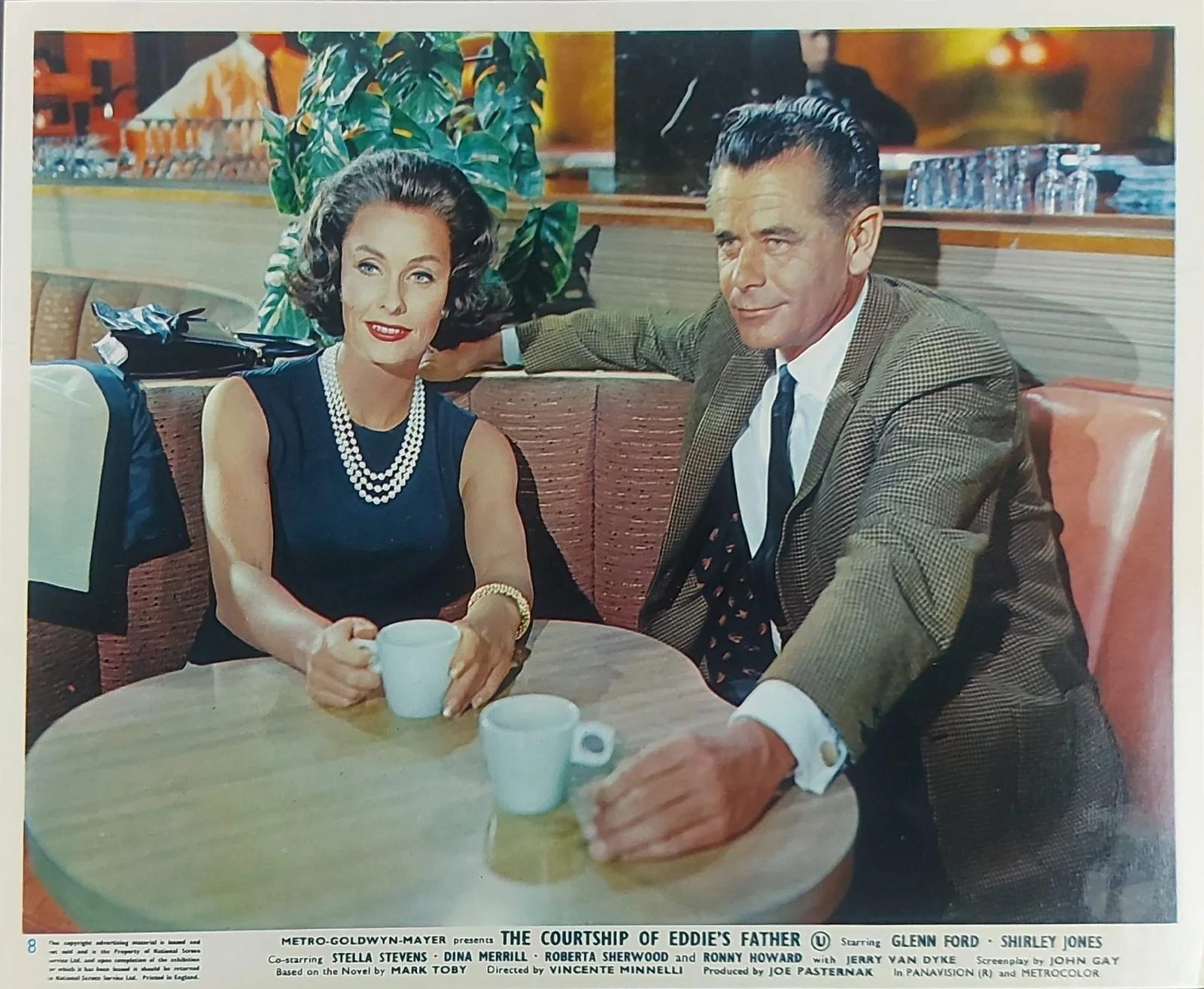 THE COURTSHIP OF EDDIE'S FATHER ORIGINAL UK FOH LOBBY CARDS SET 1963, изображение 4