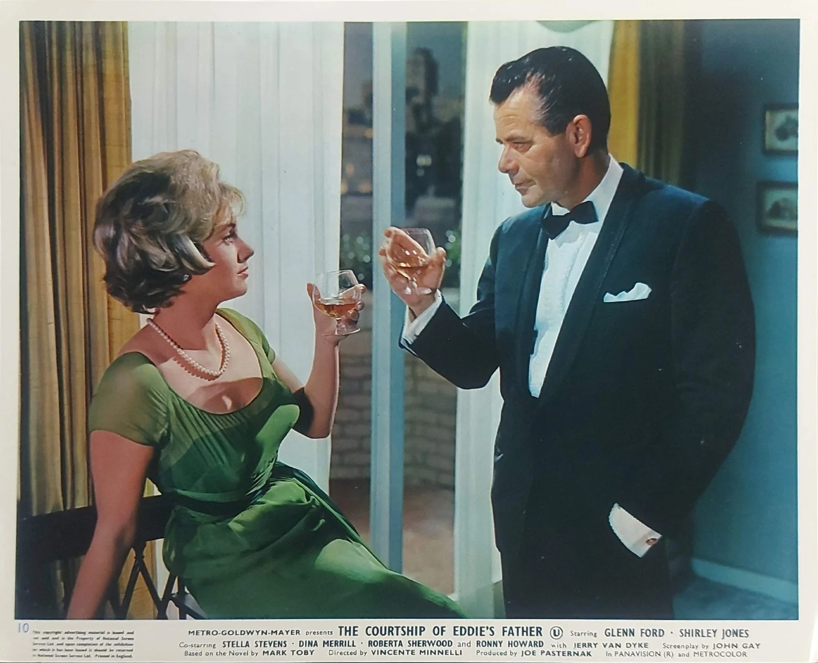 THE COURTSHIP OF EDDIE'S FATHER ORIGINAL UK FOH LOBBY CARDS SET 1963, изображение 5