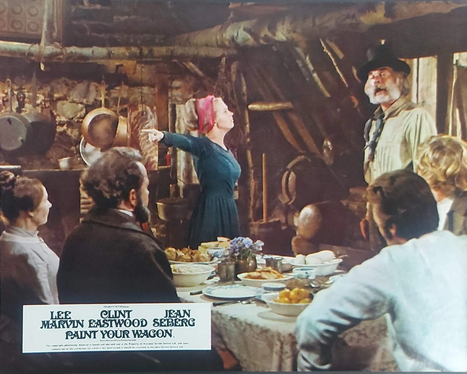 PAINT YOUR WAGON ORIGINAL UK FOH LOBBY CARDS SET 1969 CLINT EASTWOOD, изображение 4