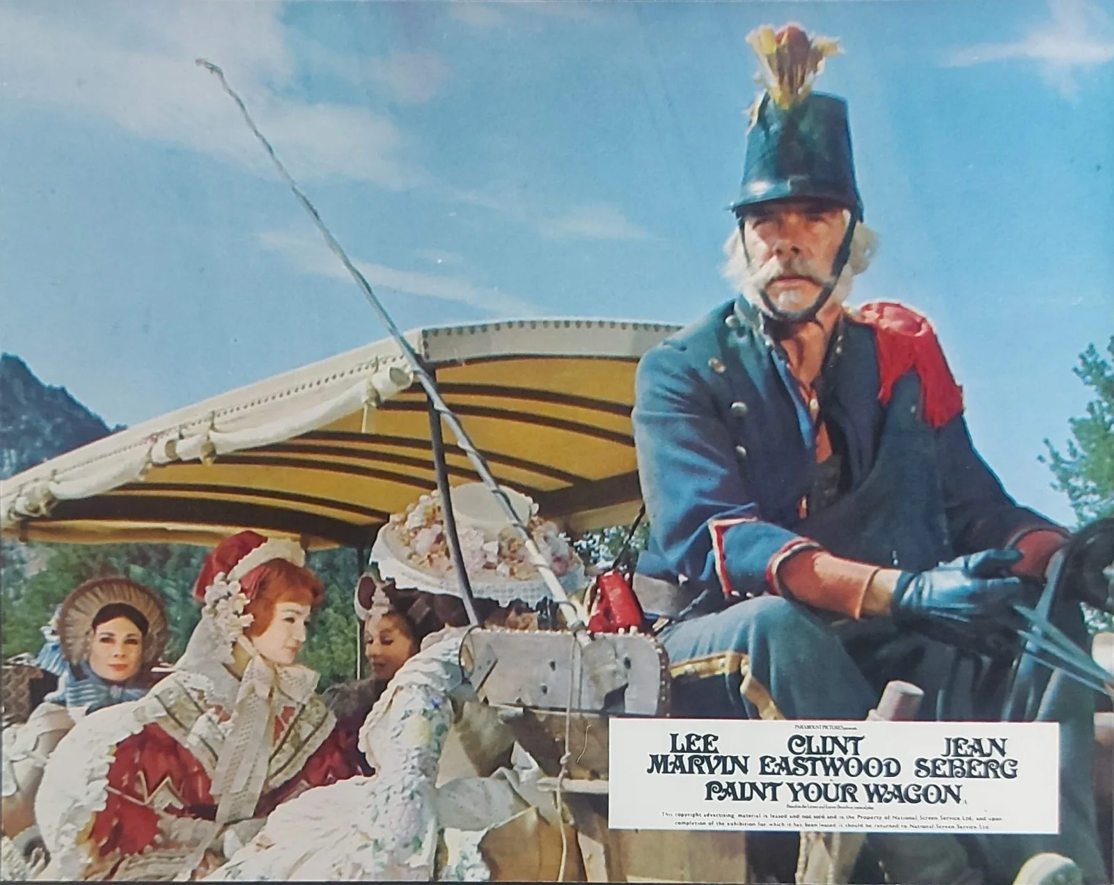 PAINT YOUR WAGON ORIGINAL UK FOH LOBBY CARDS SET 1969 CLINT EASTWOOD, изображение 5