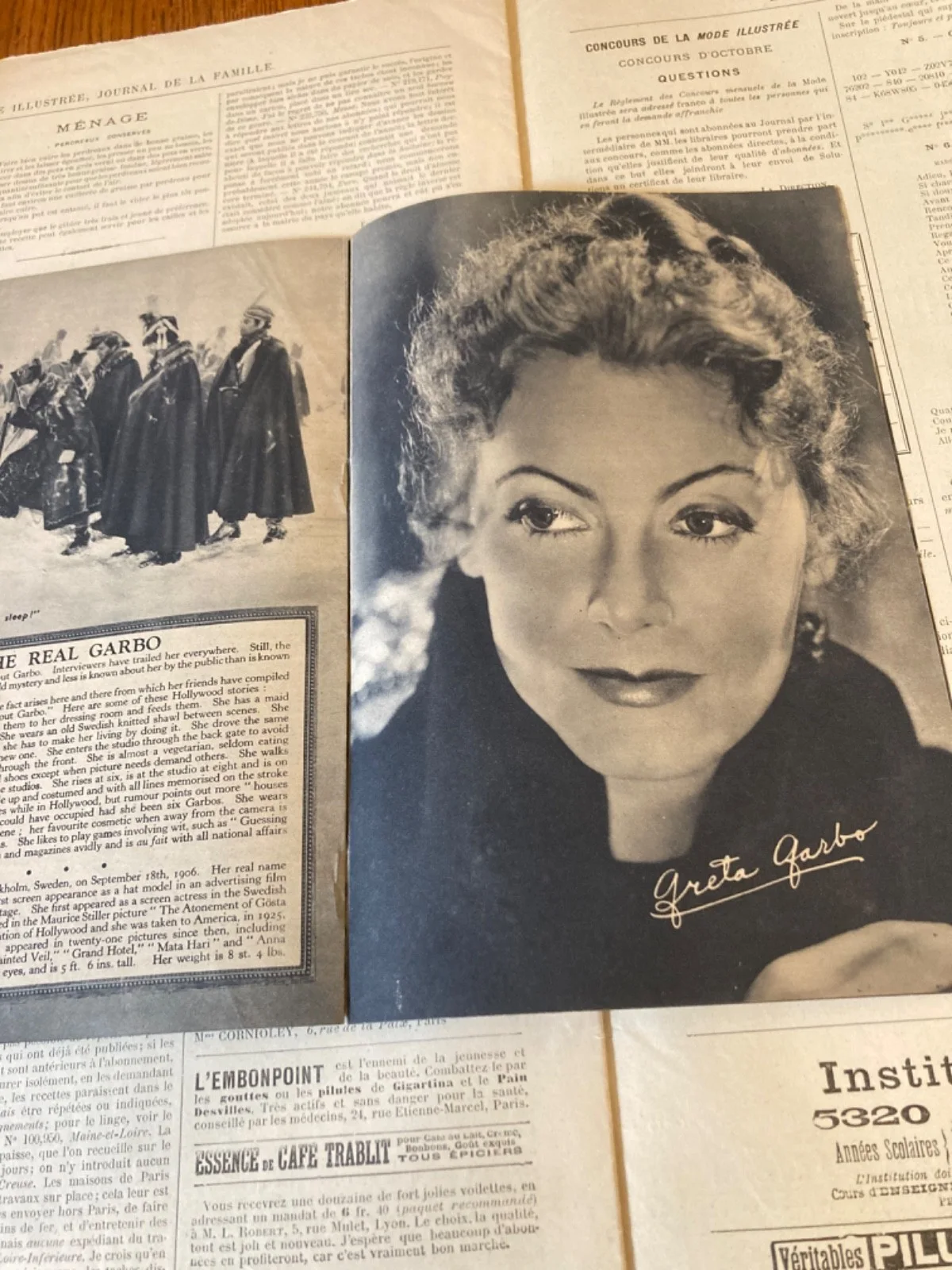 Greta Garbo 1930s Souvenir Programme VintageOld Hollywood, image 2