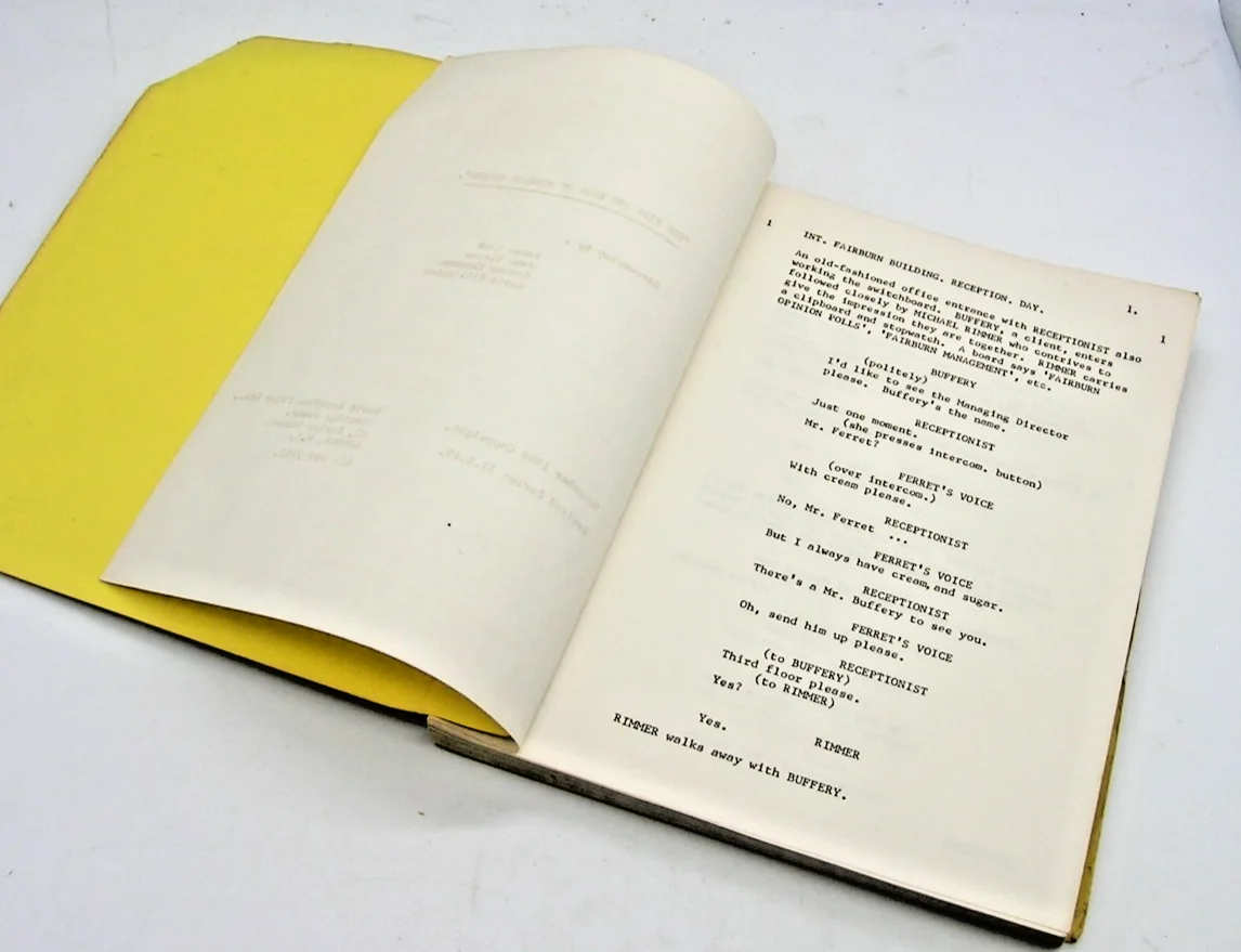 "The Rise & Rise of Michael Rimmer" Rev'd Film Script 21/6/69. Peter Cook etc!!, изображение 3