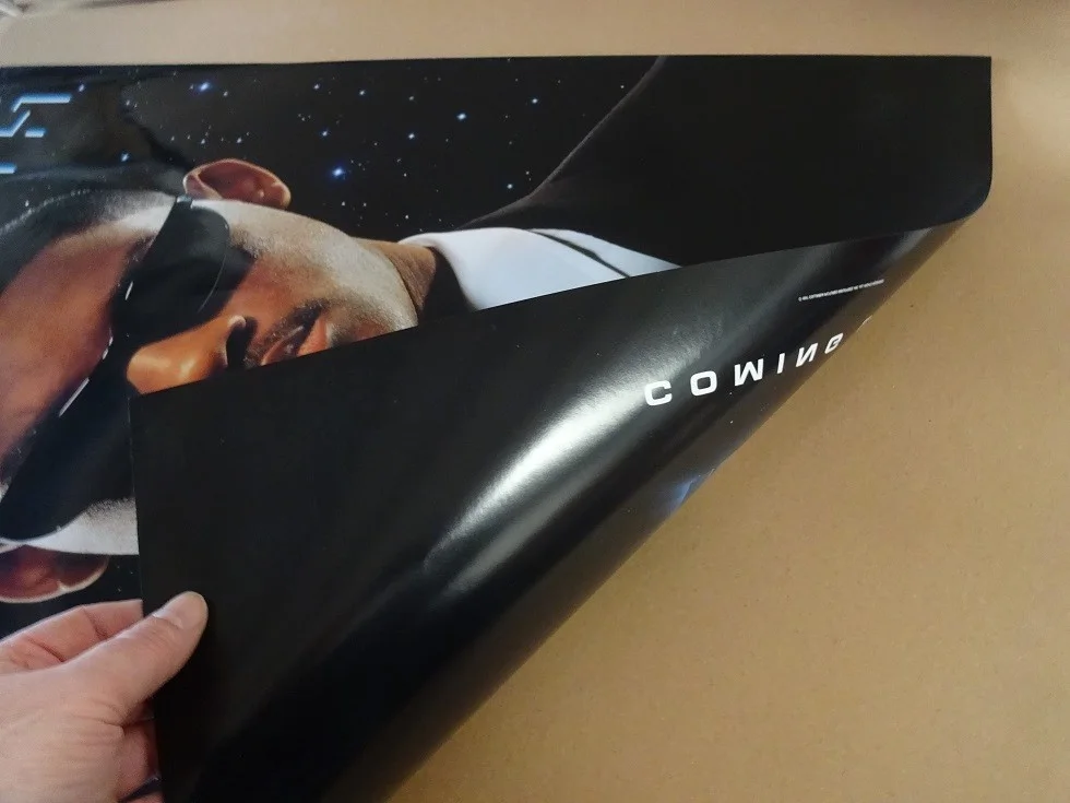 Men in Black Original 1997 Double Sided Movie Poster 40" x 27" Will Smith, изображение 2