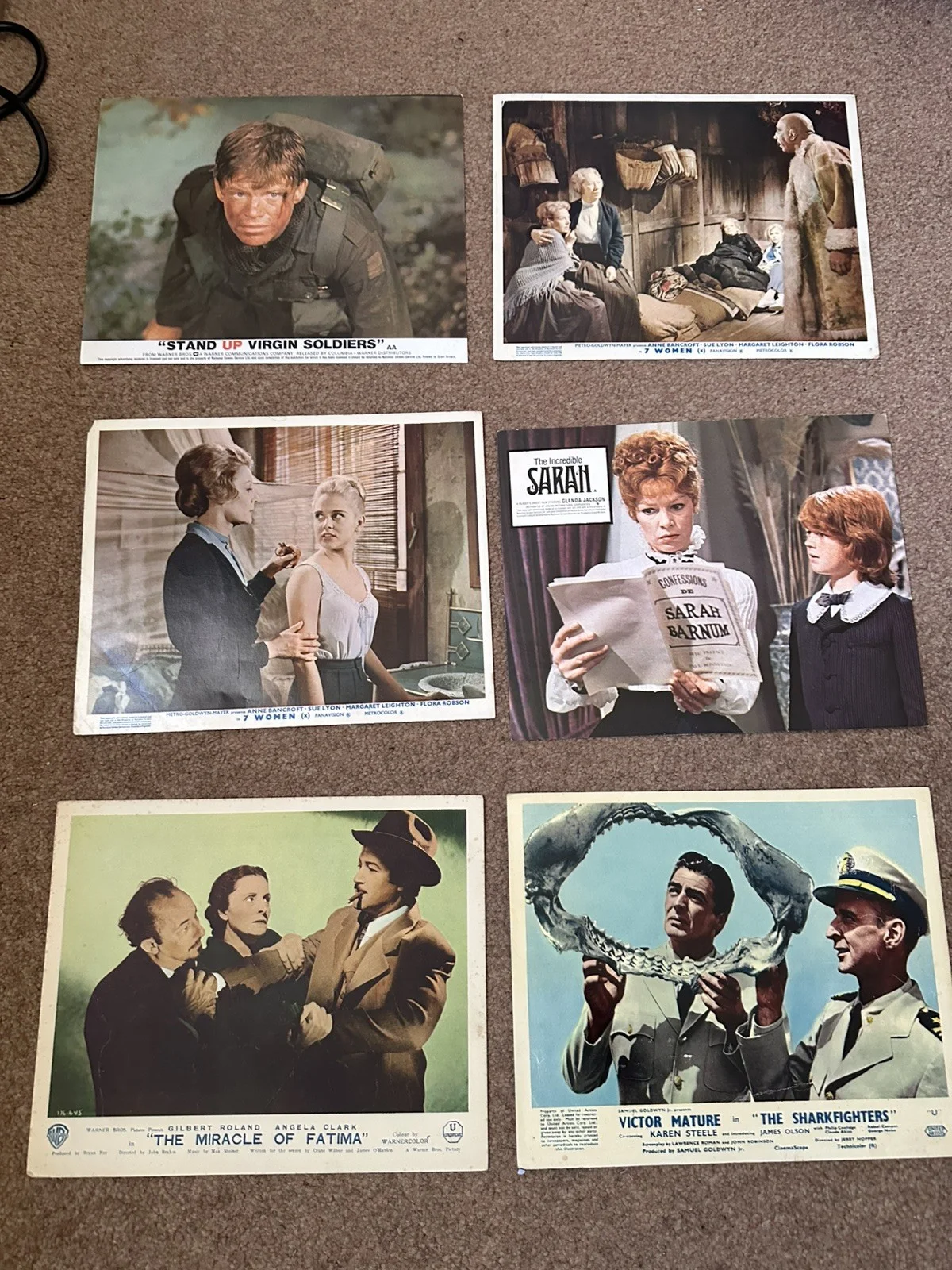 Bundle Of 30 Rare Original Lobby cards Betty Gable when my baby smiles, изображение 3