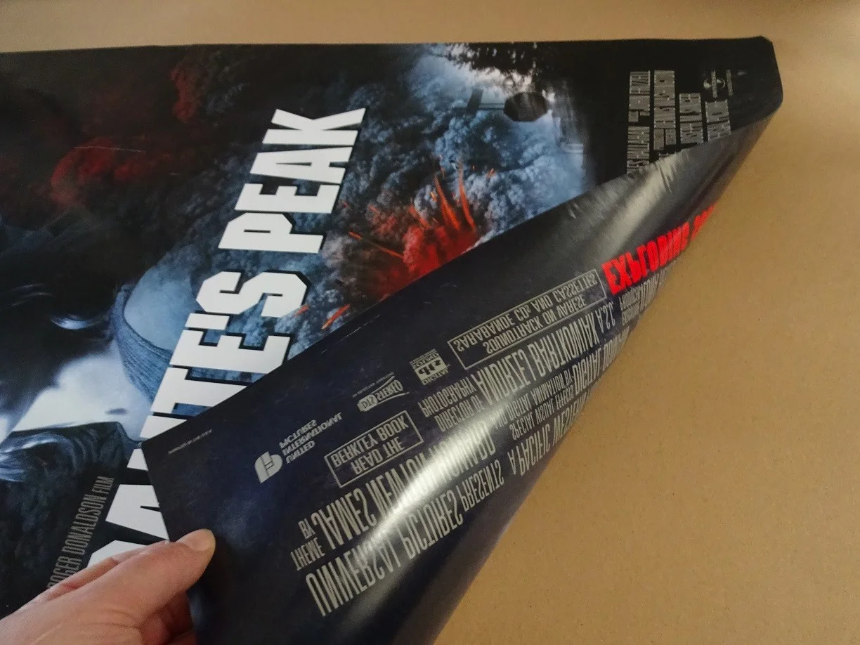 Dante's Peak Original 1997 Double Sided Movie Poster 40" x 27", image 2