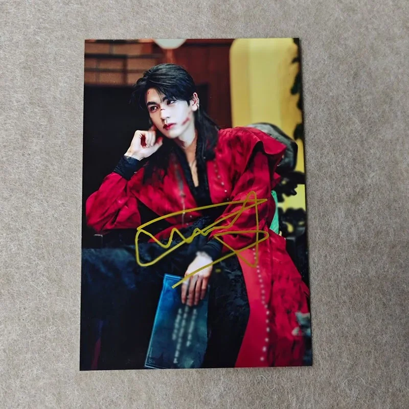 Zhang linghe 6" Hand Signed Autographed Photo Collection, image 4