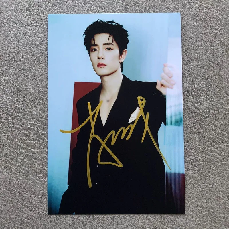 Xiao Zhan 6" Signed Autographed Photo Autograph Collection, image 3