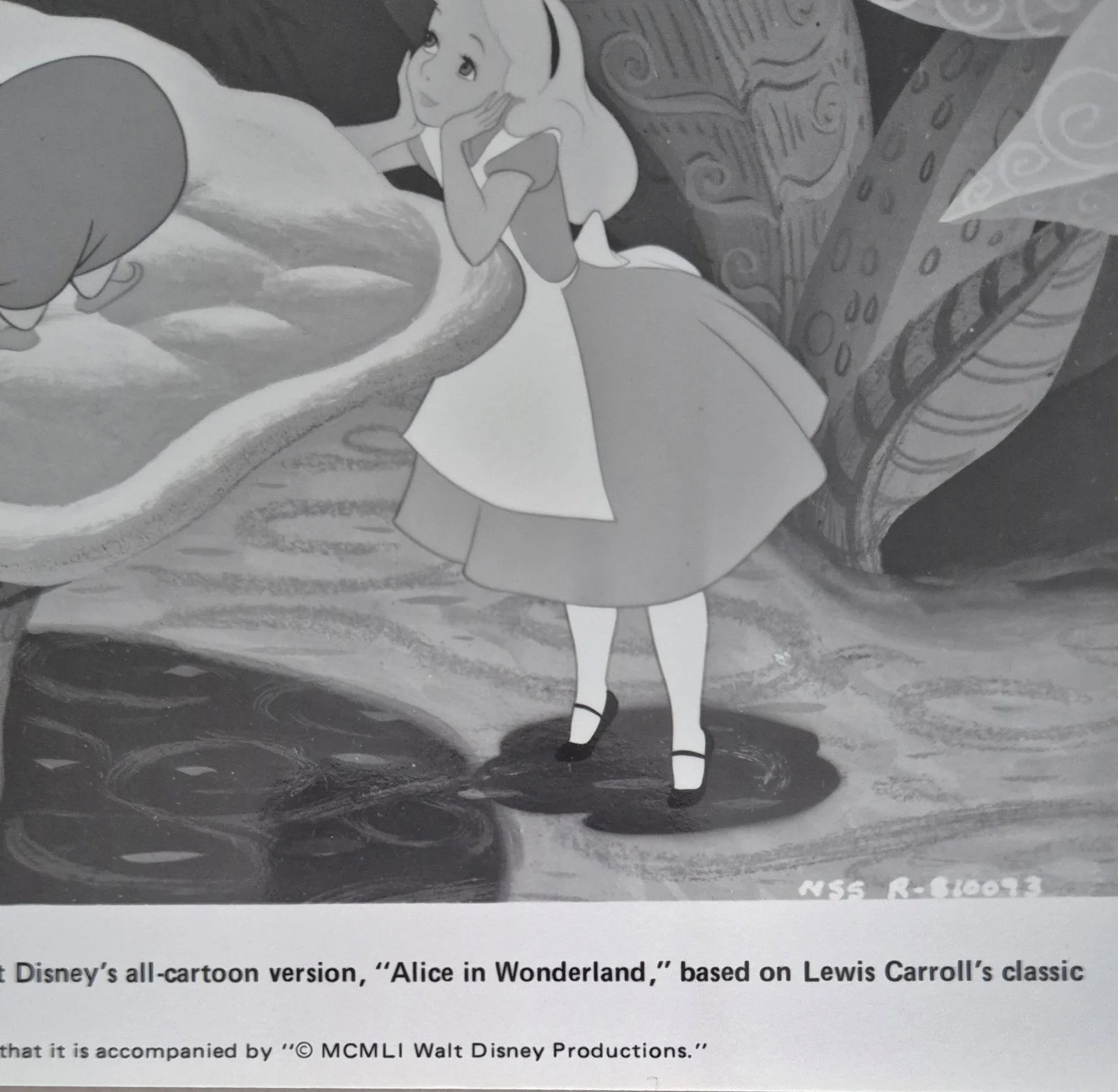 ALICE IN WONDERLAND (1951) - Press Photo / Lobby Card 10" x 8" - Walt Disney #3, изображение 2