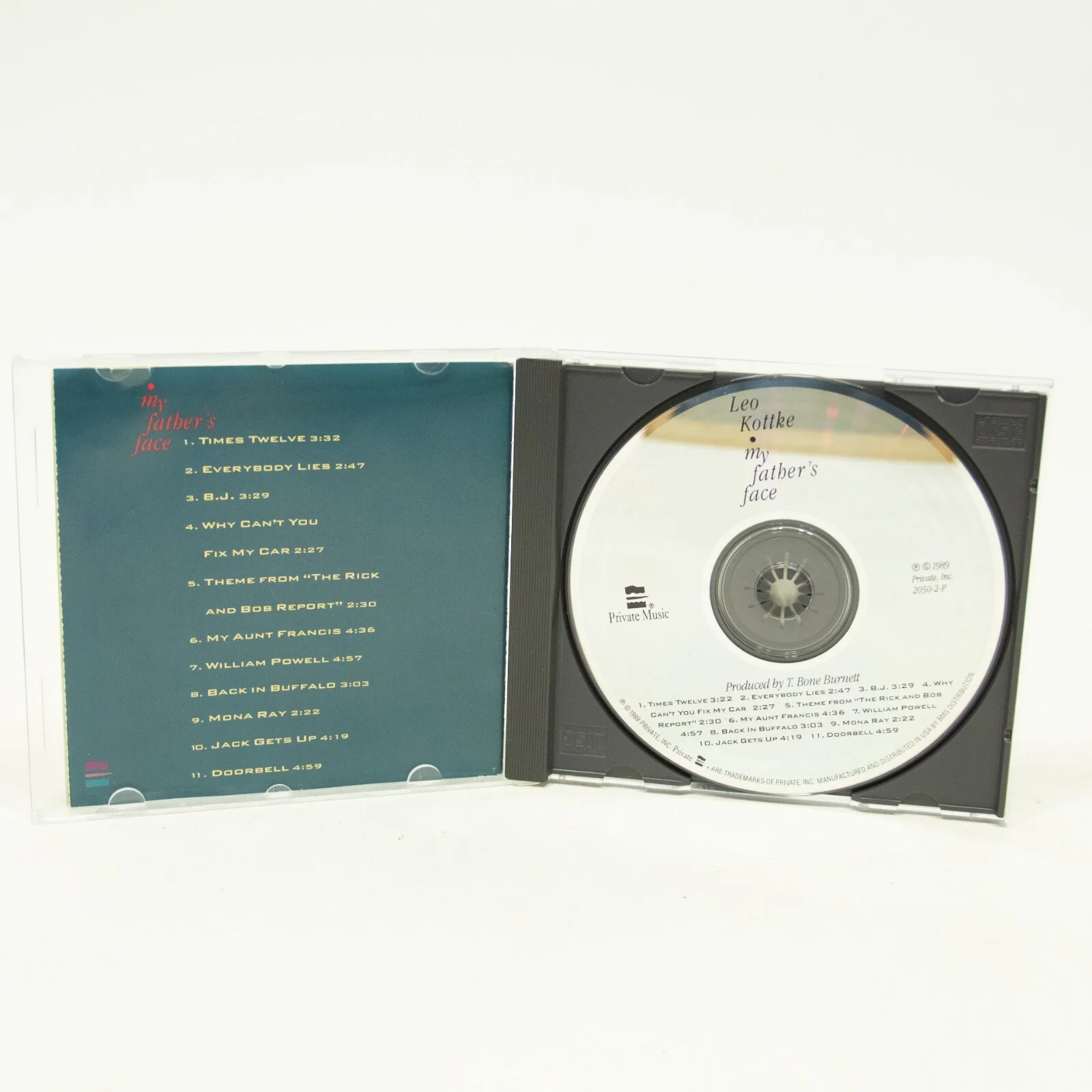Leo Kottke My Father's Face CD *Signed Autographed* Folk Guitar Album, image 3