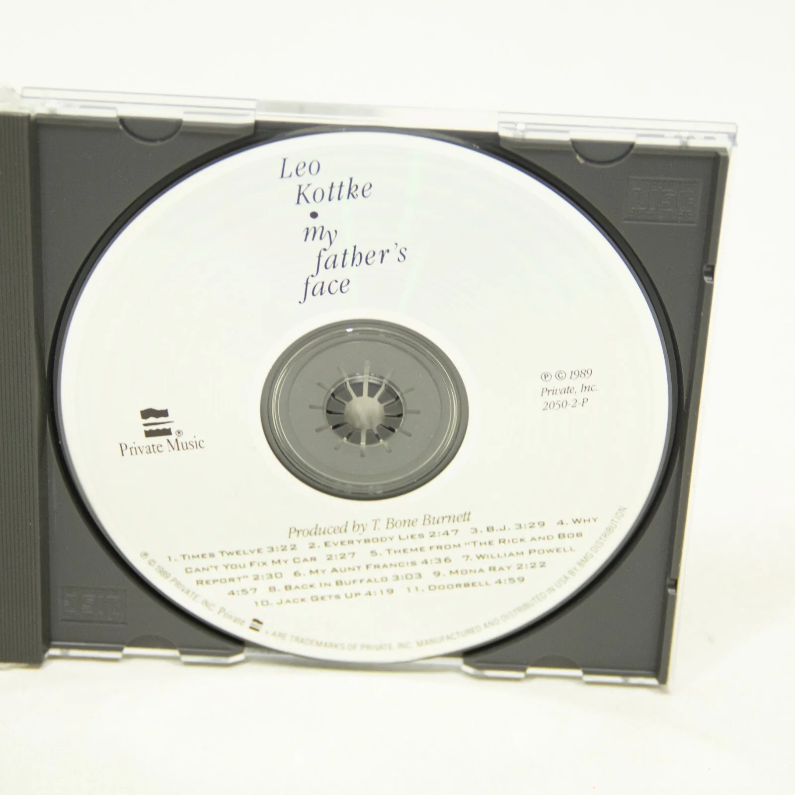 Leo Kottke My Father's Face CD *Signed Autographed* Folk Guitar Album, image 4