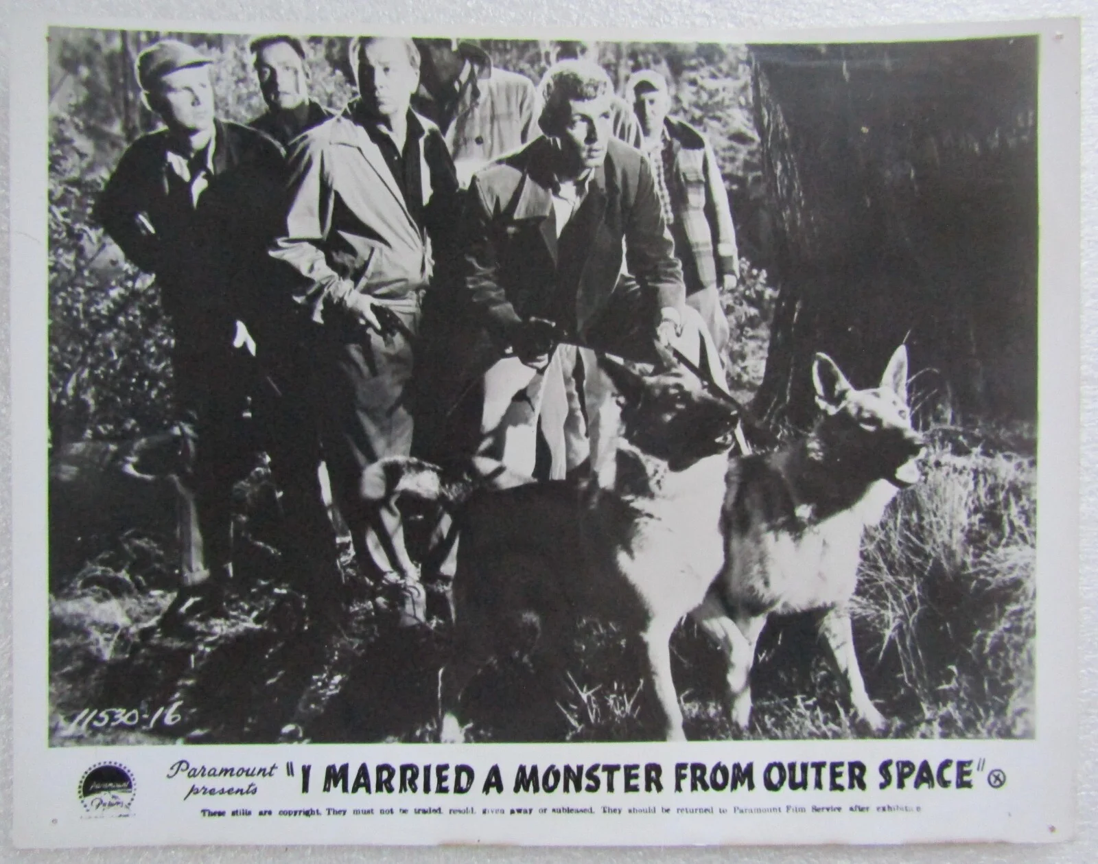 1958 I MARRIED A MONSTER FROM OUTER SPACE - Lobby Card 10x8 - Tom Tyron, Baldwin, image 2