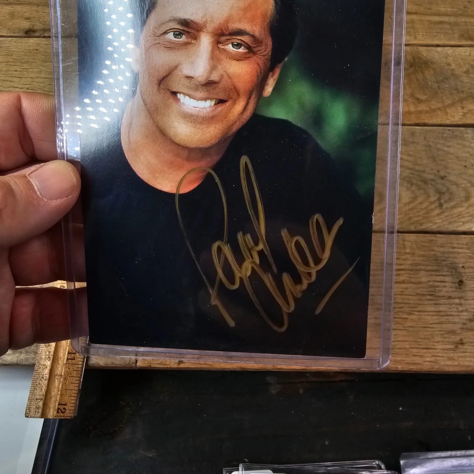 Paul Anka Signed Autograph Promo Postcard Photo Singer Songwriter, изображение 2