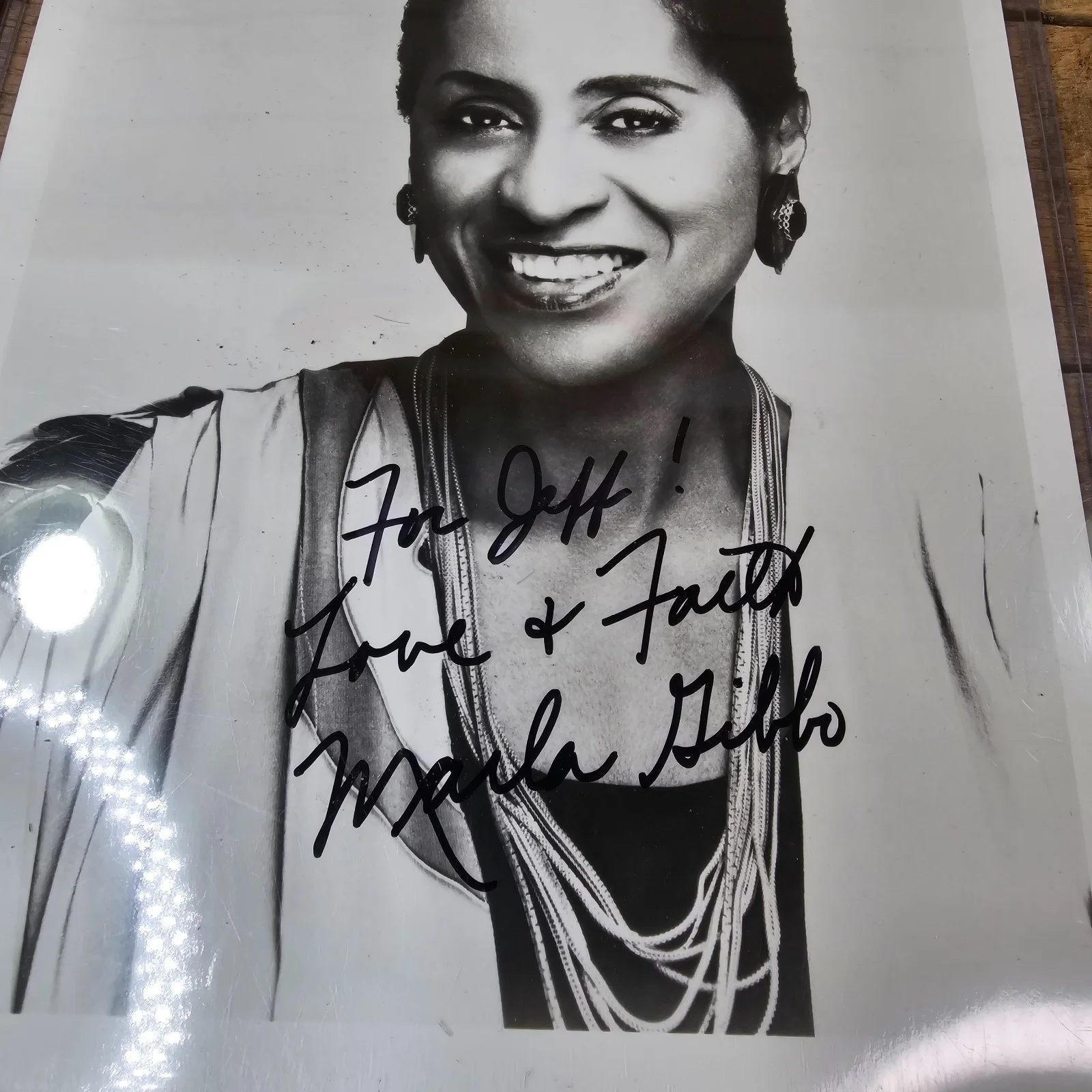 Marla Gibbs Signed Autograph 8x10 Photo Jeffersons 227 Actress TV Star, изображение 2