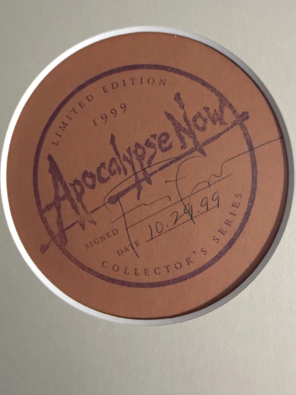 Francis Ford Coppola — Francis Ford Coppola Signed Apocalypse Now Film Cell Display Robert Duvall