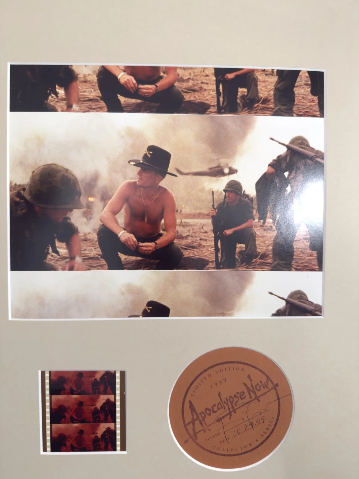 Francis Ford Coppola — Francis Ford Coppola Signed Apocalypse Now Film Cell Display Robert Duvall, изображение 2