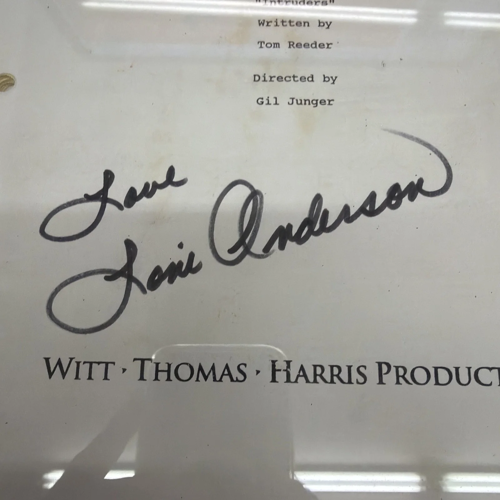 Nurses Sitcom Script Final Draft Signed By Loni Anderson Framed 09/08/1993, image 5