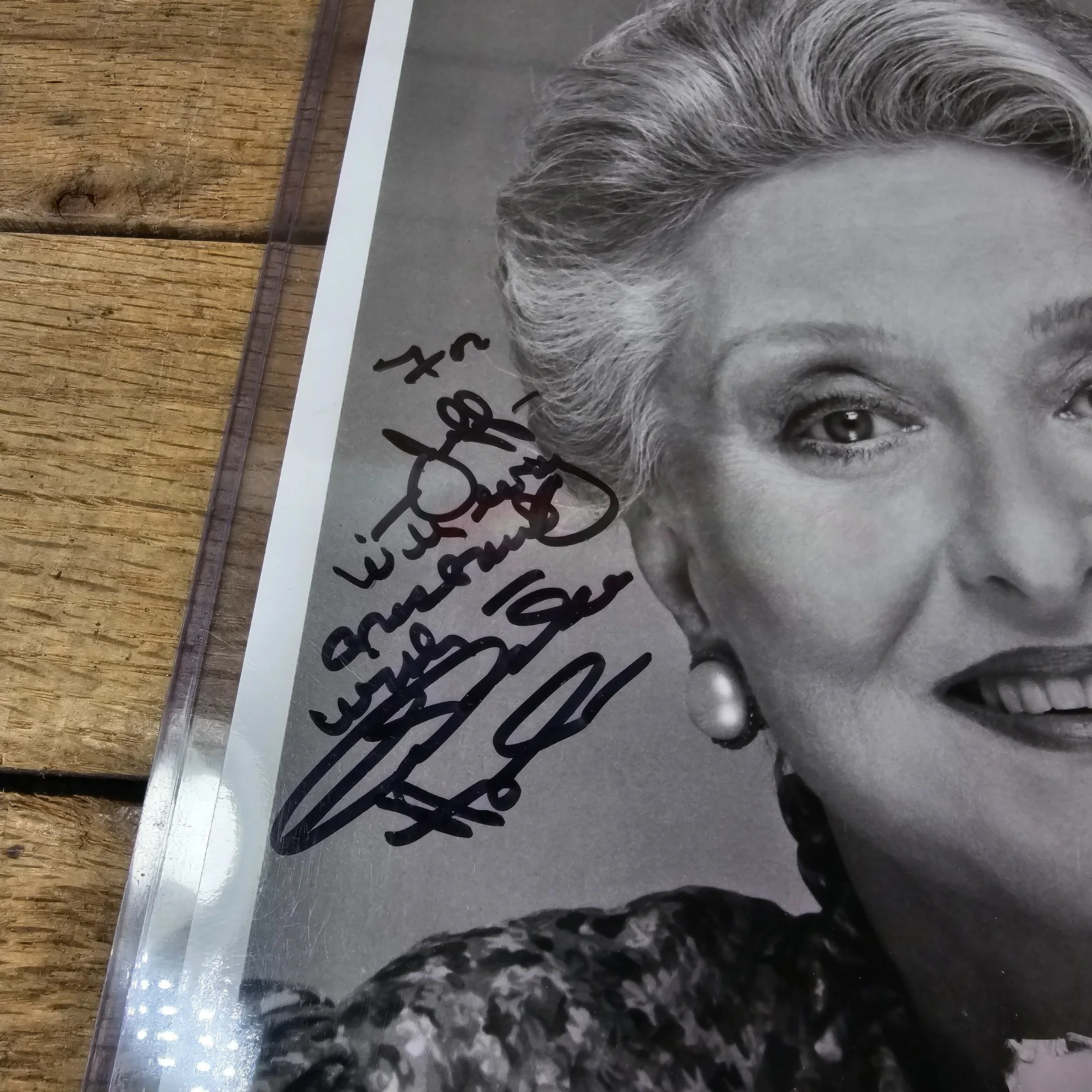 Celeste Holm — Celeste Holm Signed 8x10 Photo Autograph Academy Award Actress Vintage, image 2