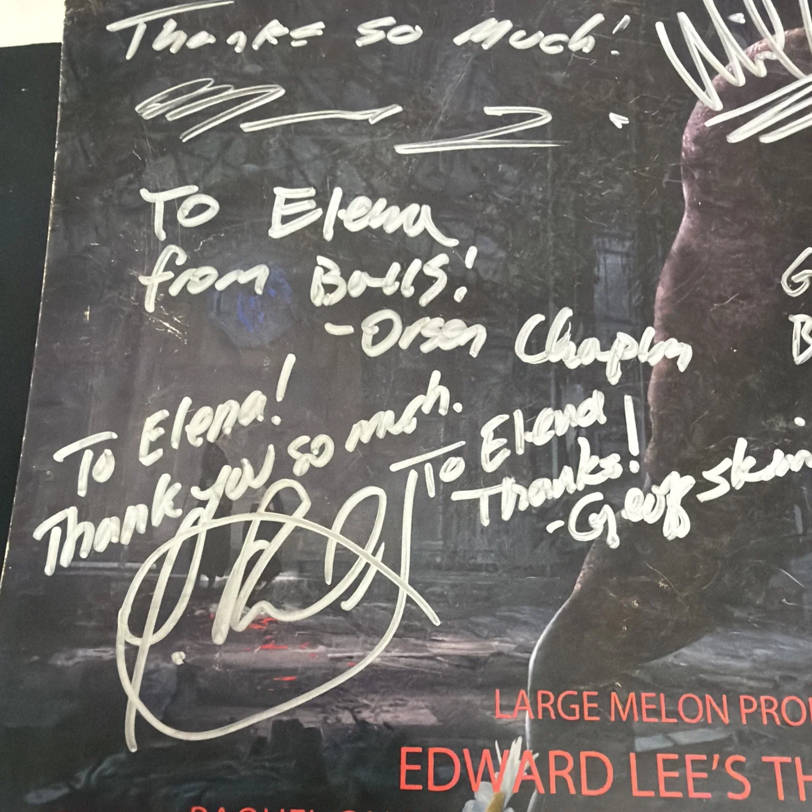 Edward Lee’s - The Bighead Signed By Cast Poster, image 4