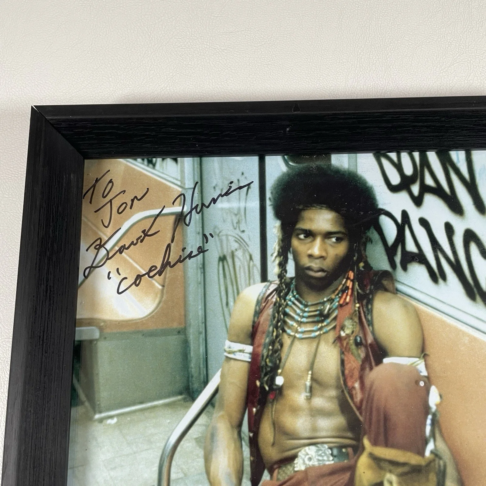 David Harris Cochise — The Warriors Signed Photo David Harris Cochise 1979 Film Framed Movie Autograph, изображение 2