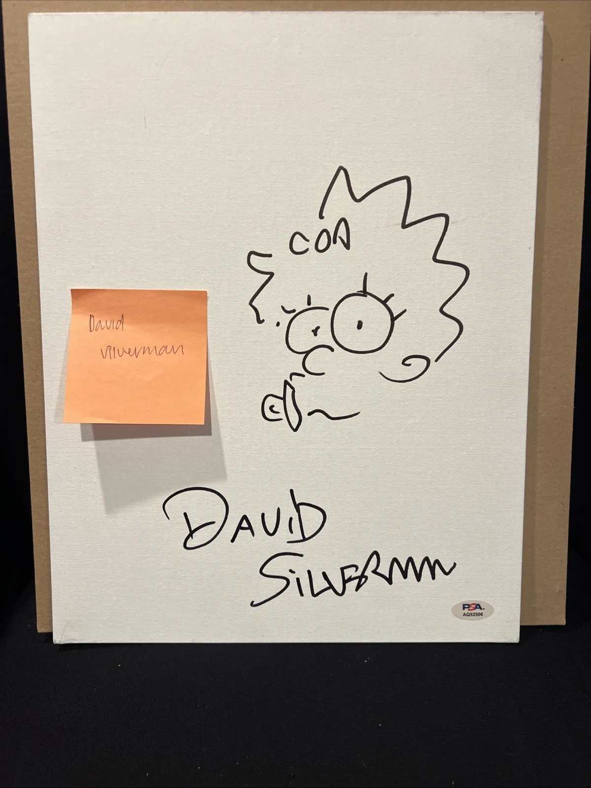 David Silverman — David Silverman Signed Autograph 11x14 The Simpsons MAGGIE Sketch PSA/DNA, image 5