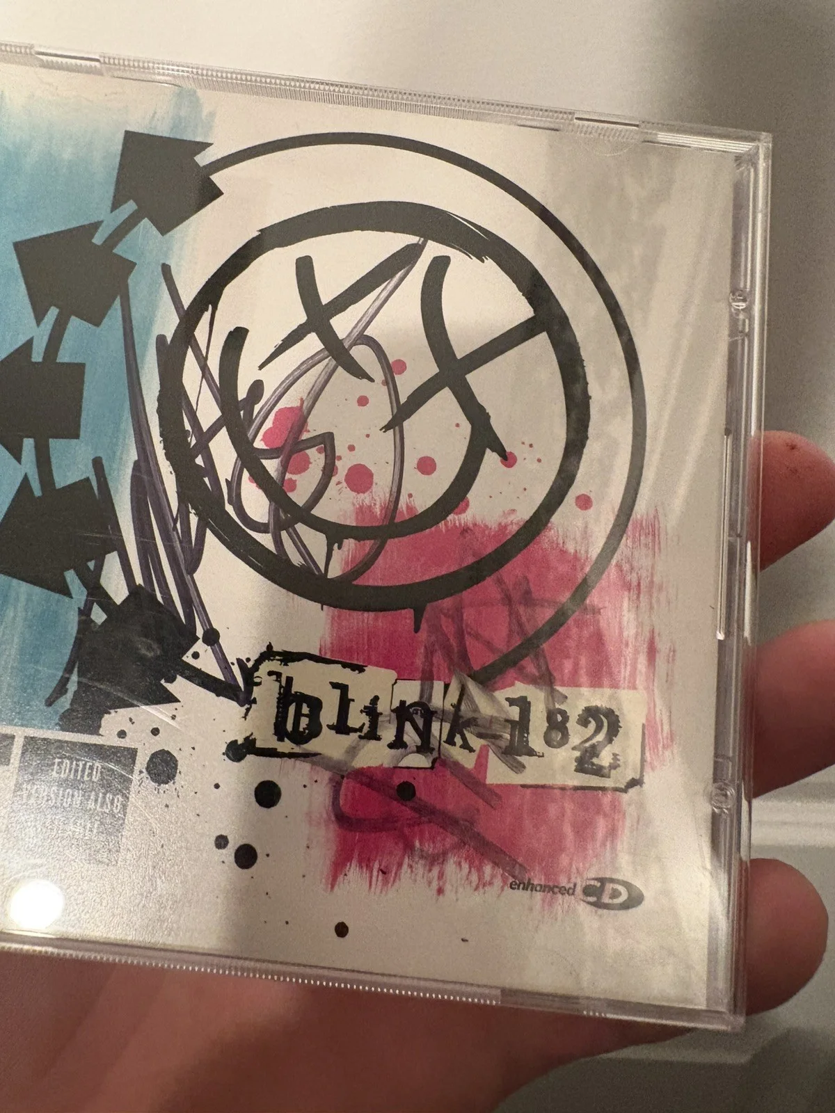 Blink 182 Signed Autograph CD original Mark Hoppus Travis Barker, image 4