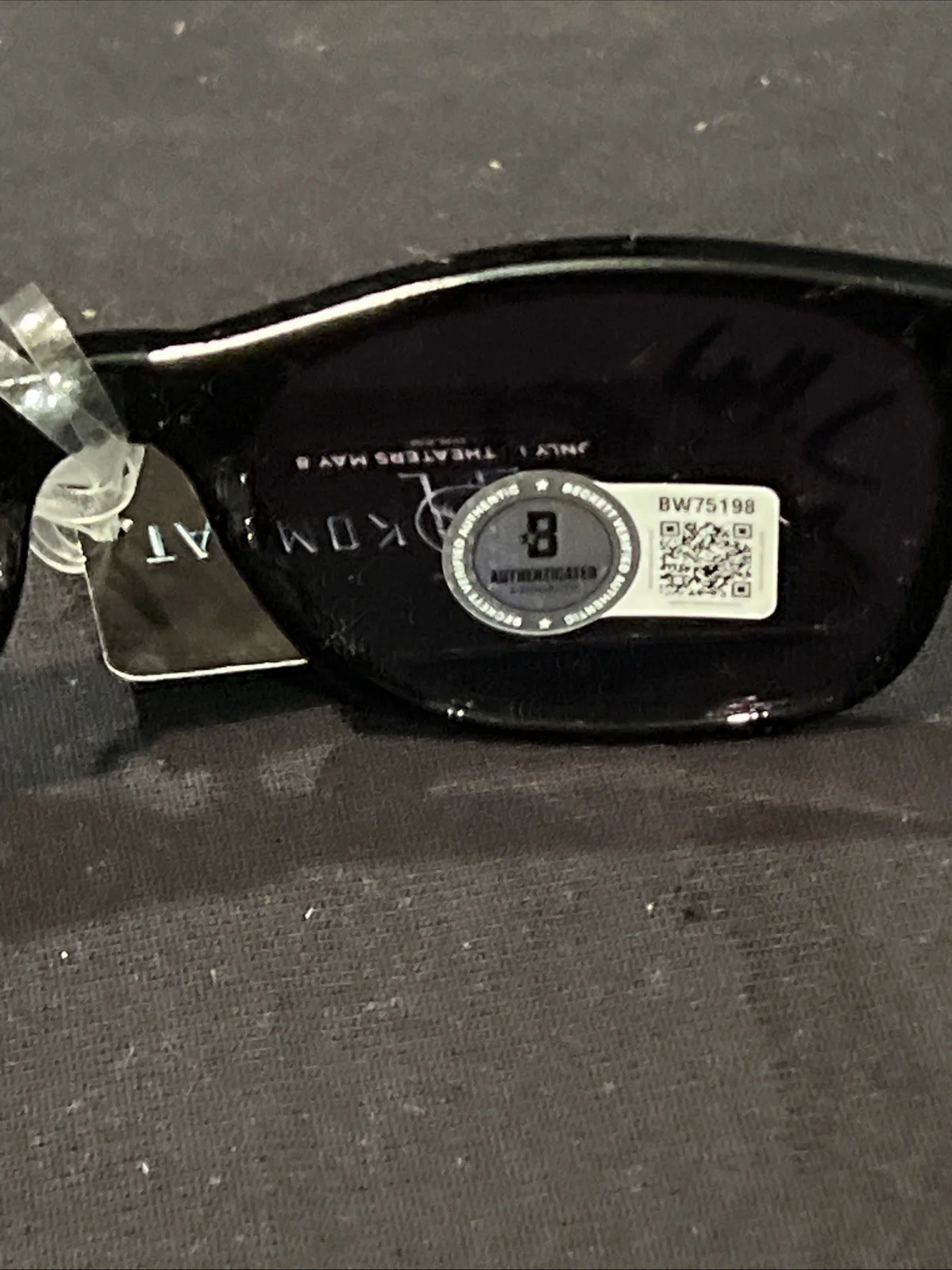 John Tobias — John Tobias Signed Autograph Sketch Mortal Kombat Sunglasses Beckett Certified, изображение 5