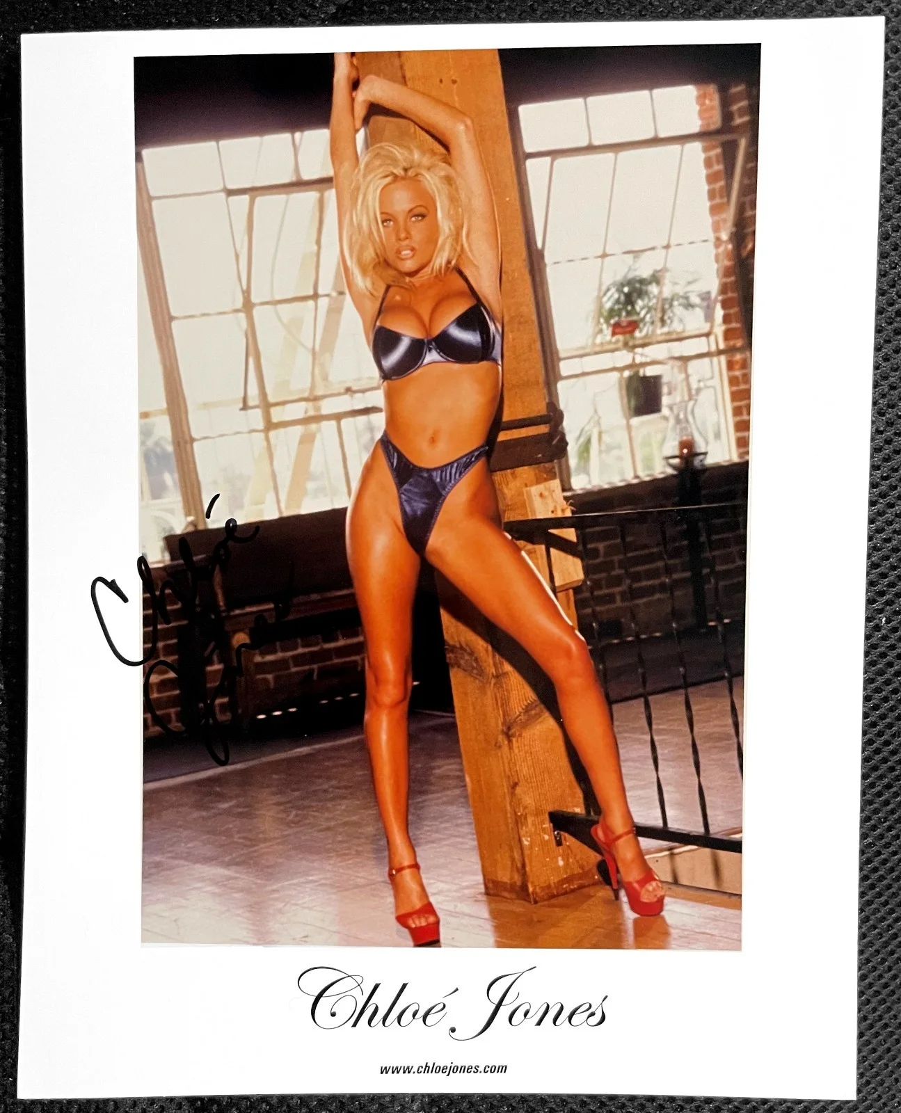 Chloe Jones (1975-2005) - Adult Model - Adult Actress - Autographed Photo Set, изображение 2