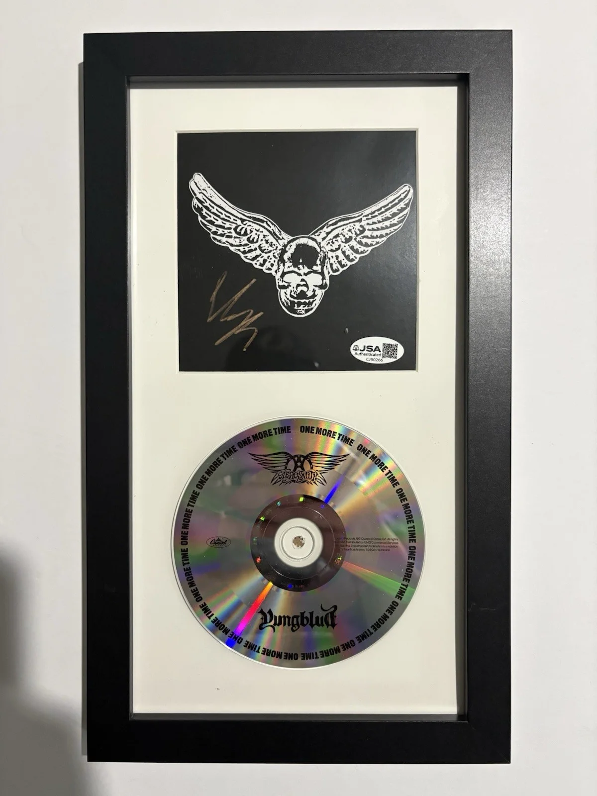 Yungblud Signed One More Time EP Aerosmith Insert FRAMED JSA COA, image 3