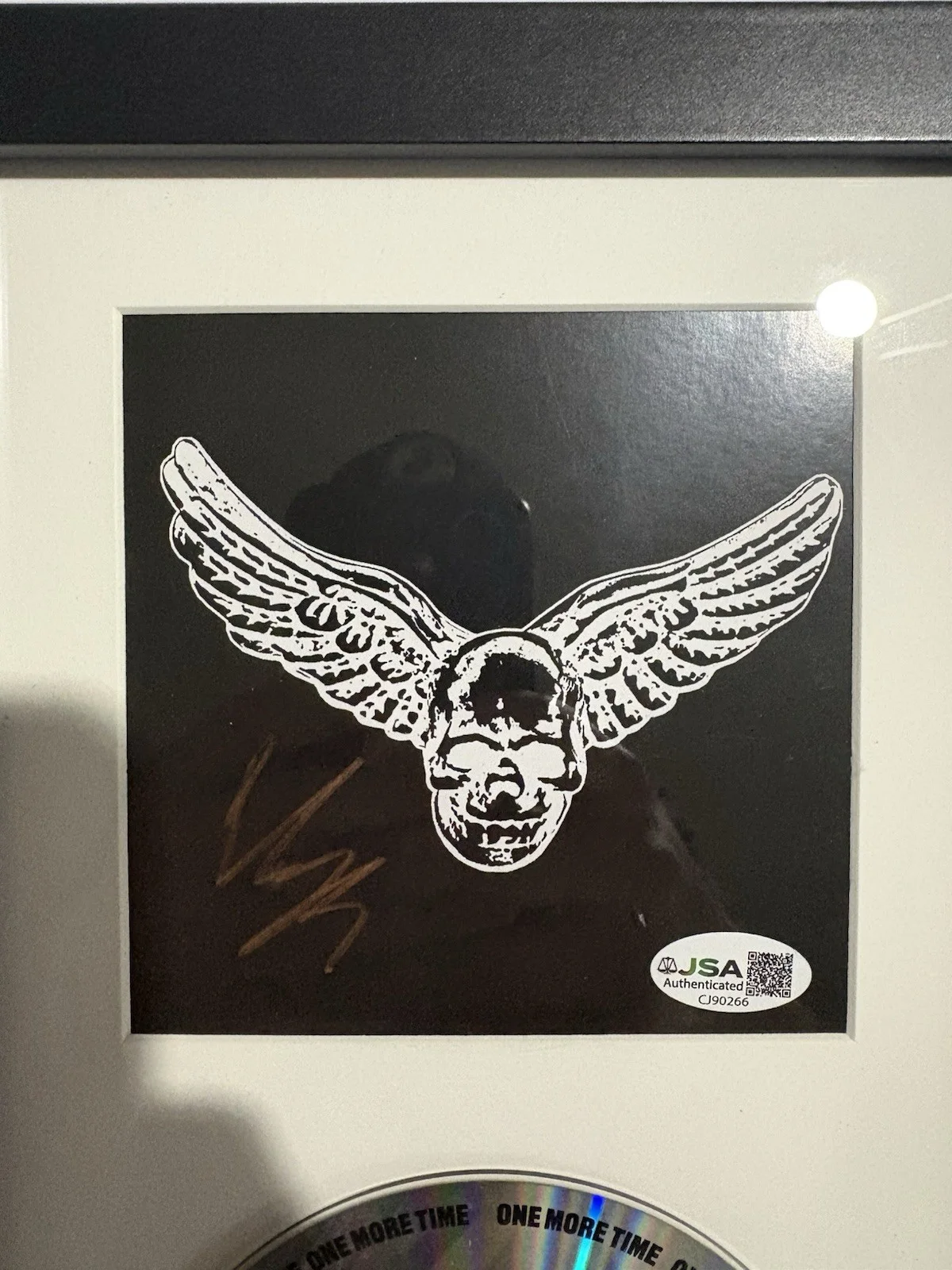 Yungblud Signed One More Time EP Aerosmith Insert FRAMED JSA COA, image 4