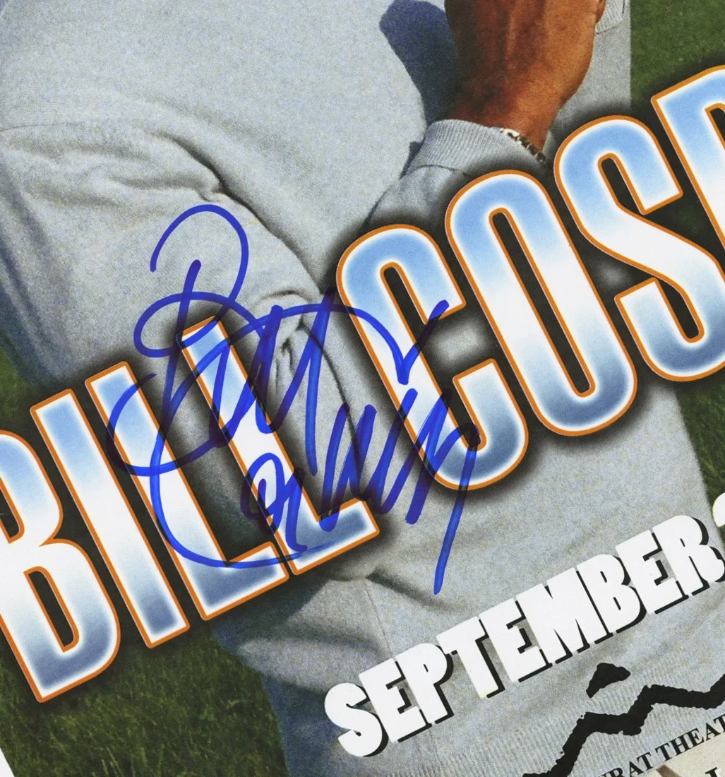 Bill Cosby signed, autographed live comedy show poster, image 2