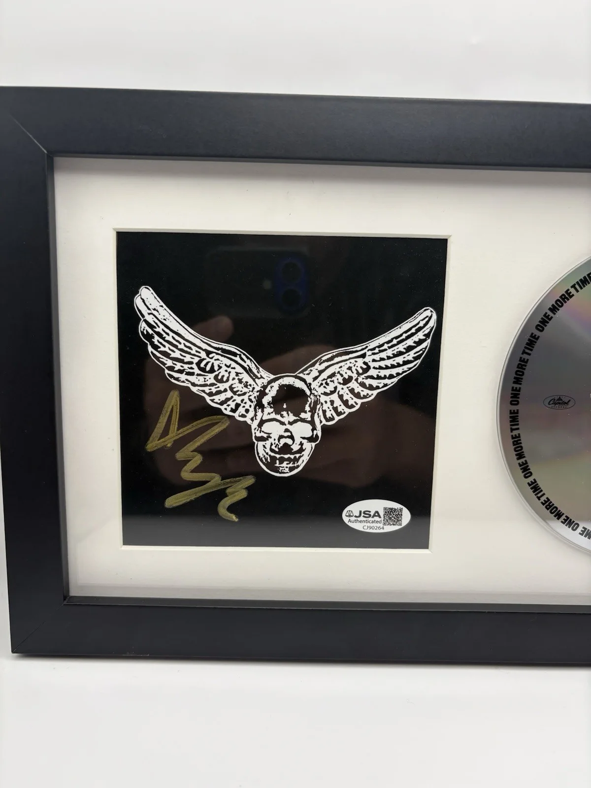 Yungblud Signed One More Time EP Aerosmith Insert FRAMED JSA COA, image 4