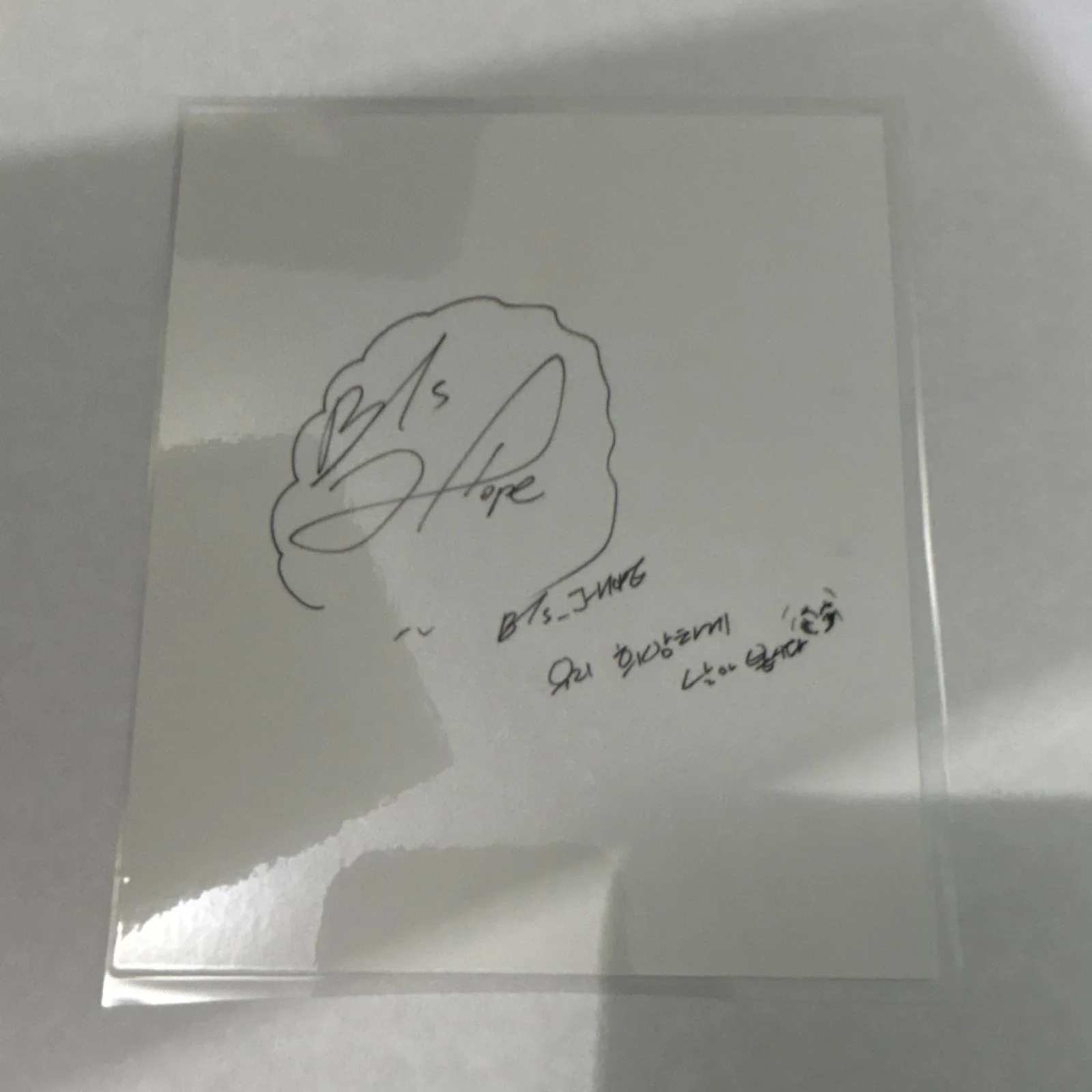 WINGS BTS J-Hope Original Polaroid-Size Photocard, image 2