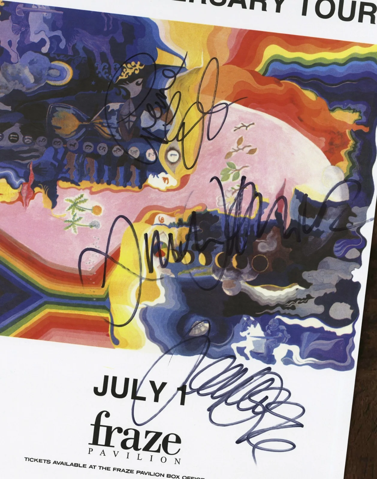 The Moody Blues signed, autographed concert poster John Lodge, Justin Hayward, изображение 2
