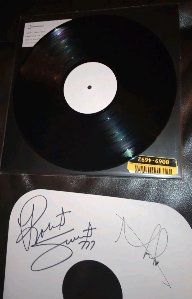 Stryper Signed Vinyl Test Pressing The Greatest Gift Of All EUROPRESS Rare Mint, image 5