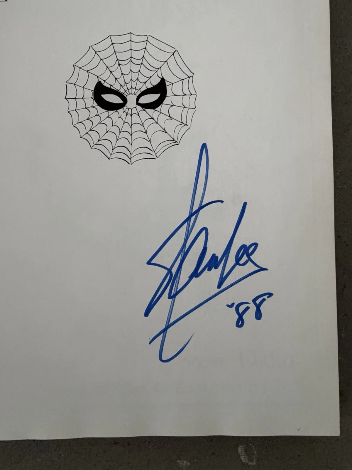 Stan Lee — STAN LEE MARVEL COMICS SIGNED AUTOGRAPH 1988 MARVEL MASTERWORKS HARDCOVER BOOK, image 5