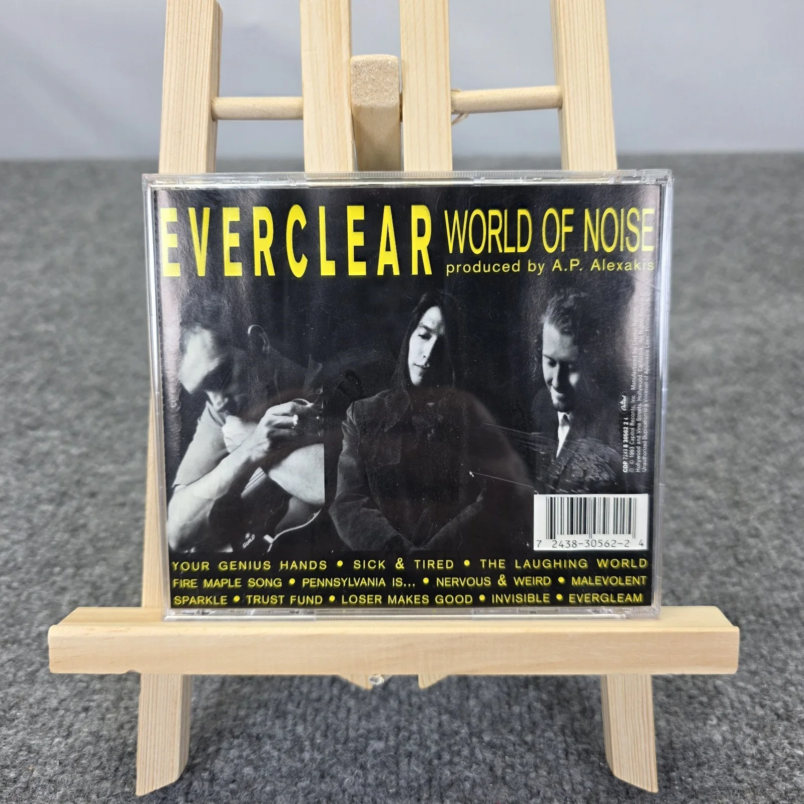Everclear Autographed Signed CD Craig Montoya Art Alexakis Greg Eklund, image 2