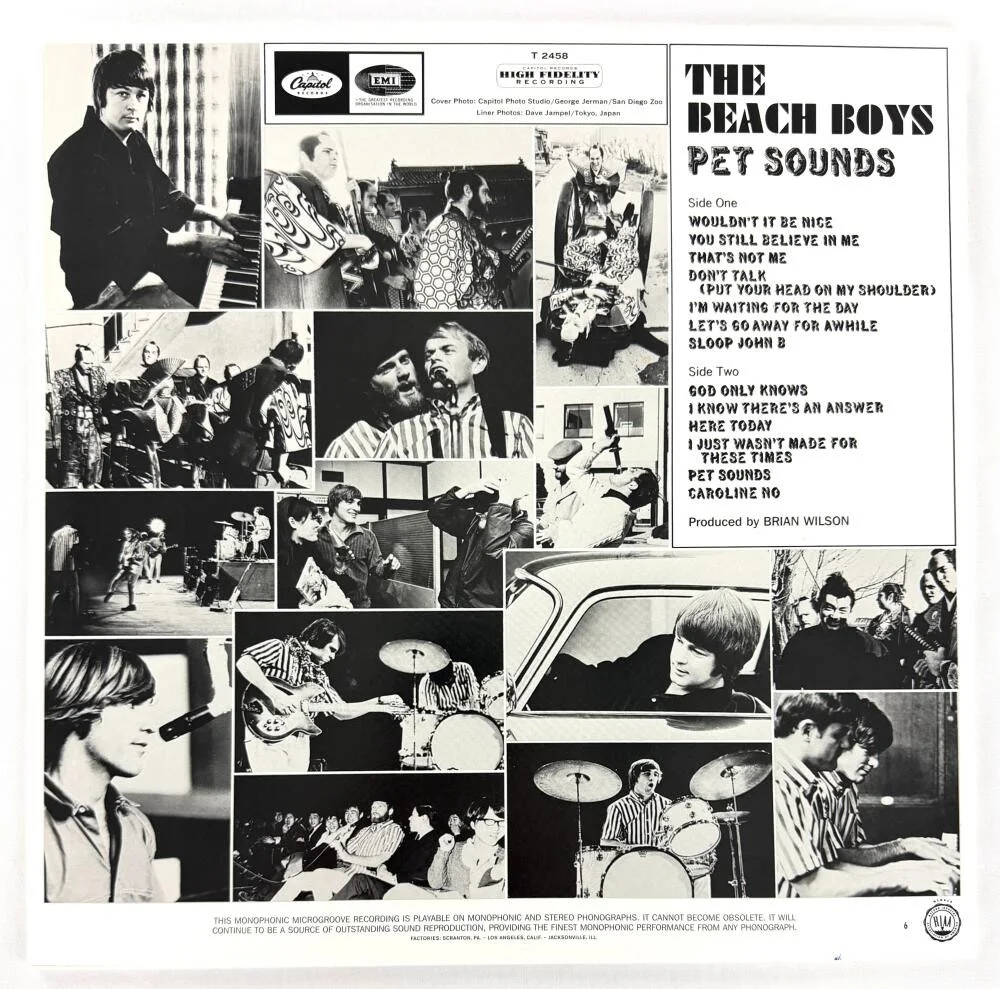 Al Jardine, Bruce Johnston, Mike Love, Brian Wilson — Beach Boys Signed Autograph Pet Sounds Album Record Brian Wilson Mike Love + JSA, image 2