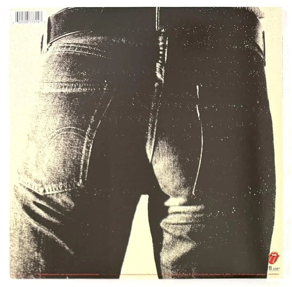 Keith Richards — Keith Richards Signed Autograph Rolling Stones Sticky Fingers Album Record JSA, изображение 2