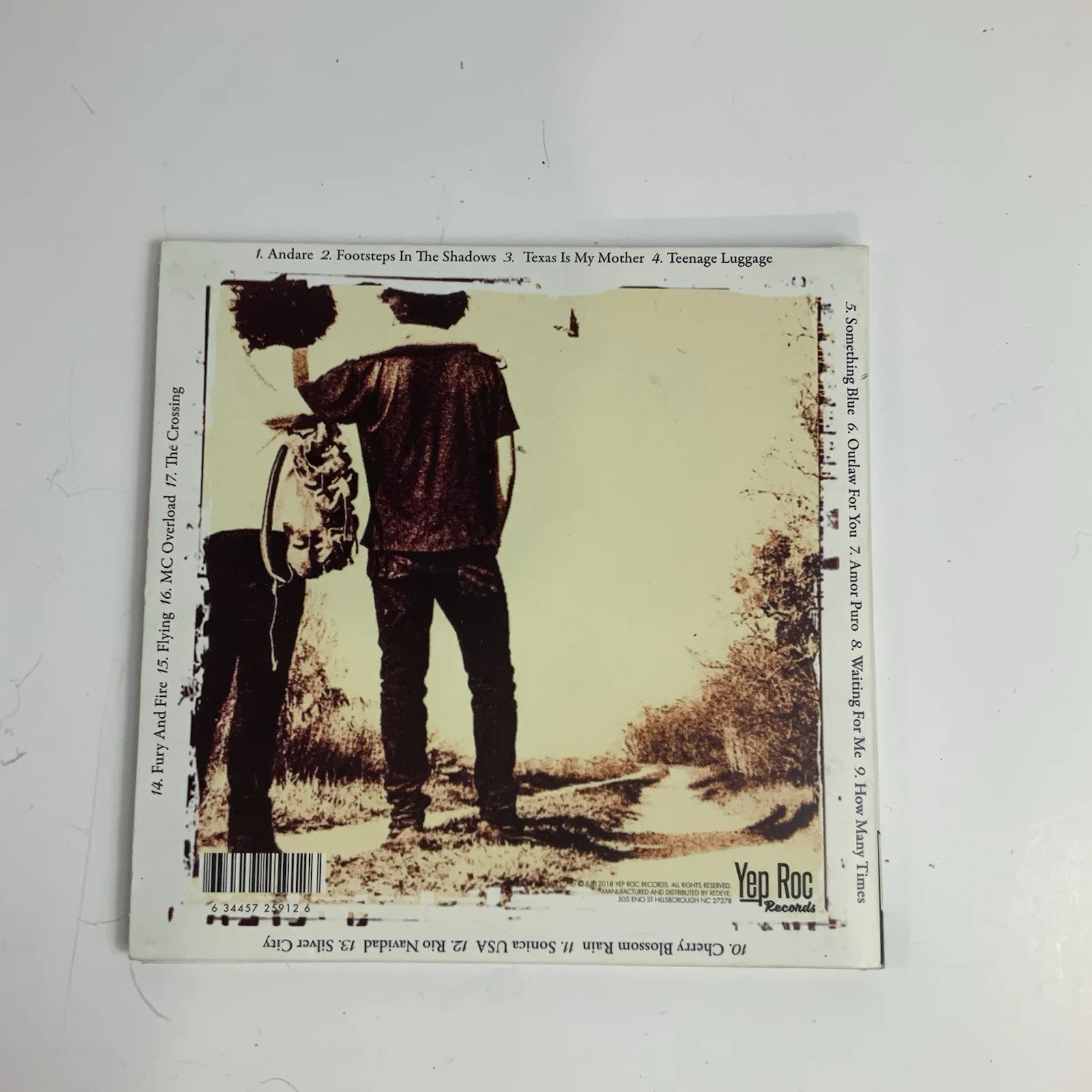 Alejandro Escovedo The Crossing CD 2018 Yep Roc Records Alt-Country Rock, изображение 2