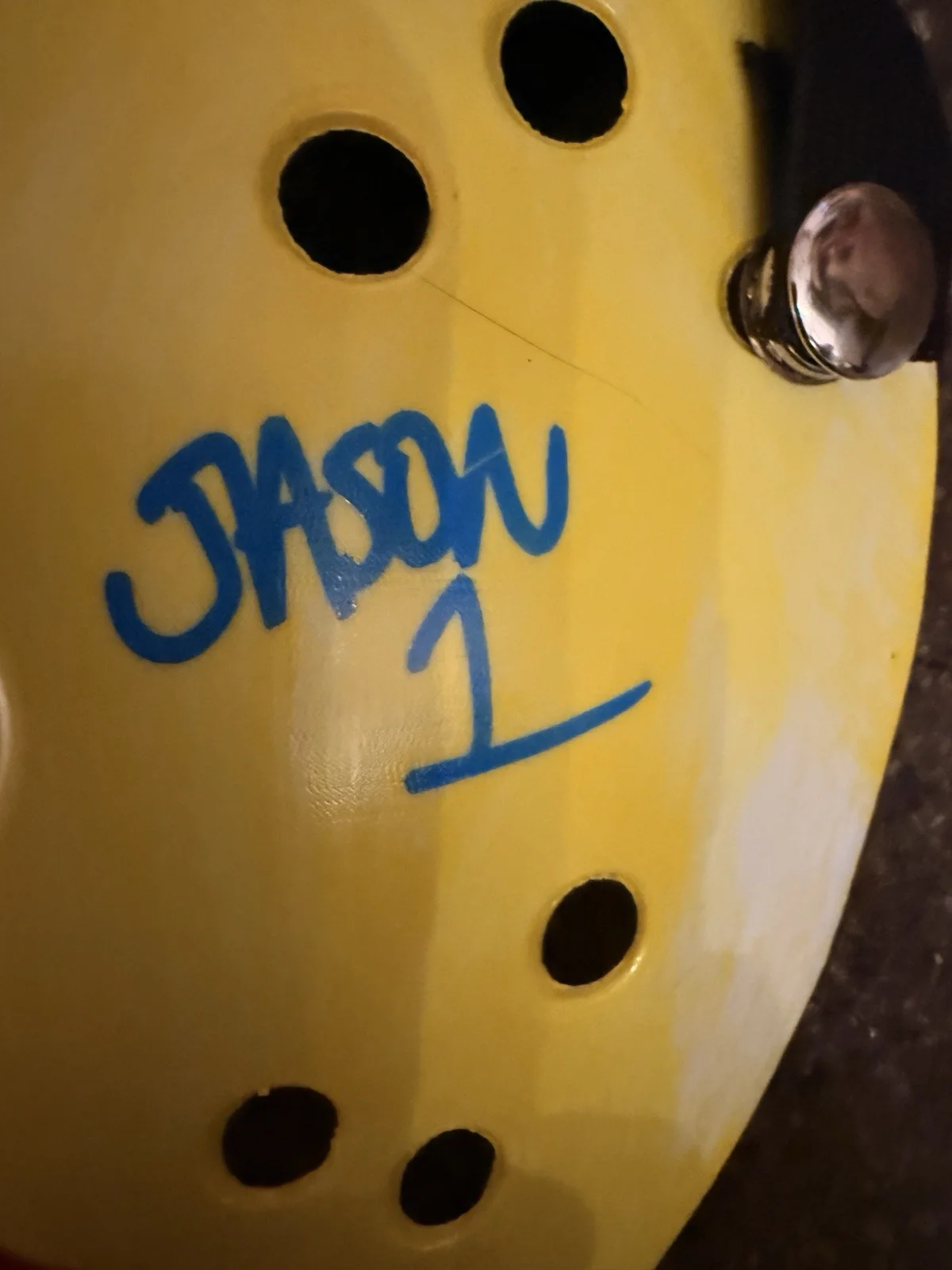 Ari Lehman — Jason - Friday The 13th SIGNED Masks Set Of 2 Autographed By Ari Lehman JSA COA, image 3