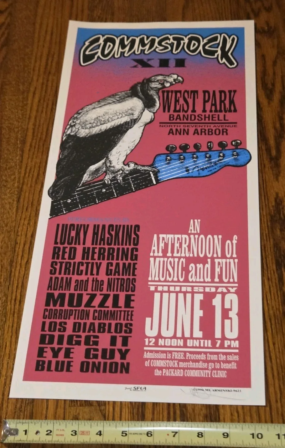 Commstock XII Poster (Many Artists See Below) - Signed By Mark Arminski, image 2