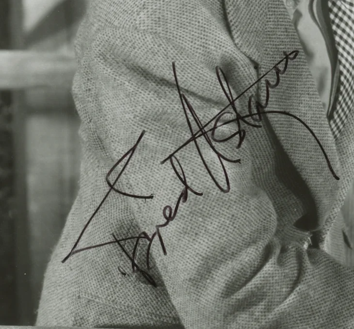Fred Astaire & Joan Fontaine Dual Autographed Signed 8x10 Photo AMCo COA 15166, изображение 2