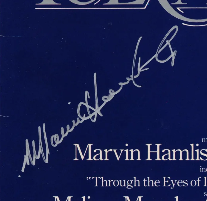 Marvin Hamlisch Autographed Signed Ice Castles Record Album JSA COA 31666, изображение 2