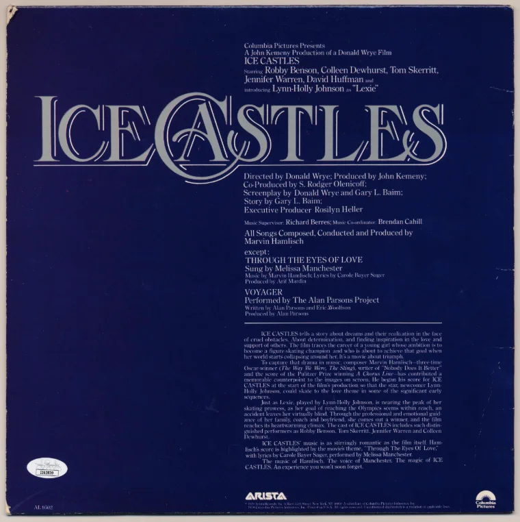 Marvin Hamlisch Autographed Signed Ice Castles Record Album JSA COA 31666, изображение 3