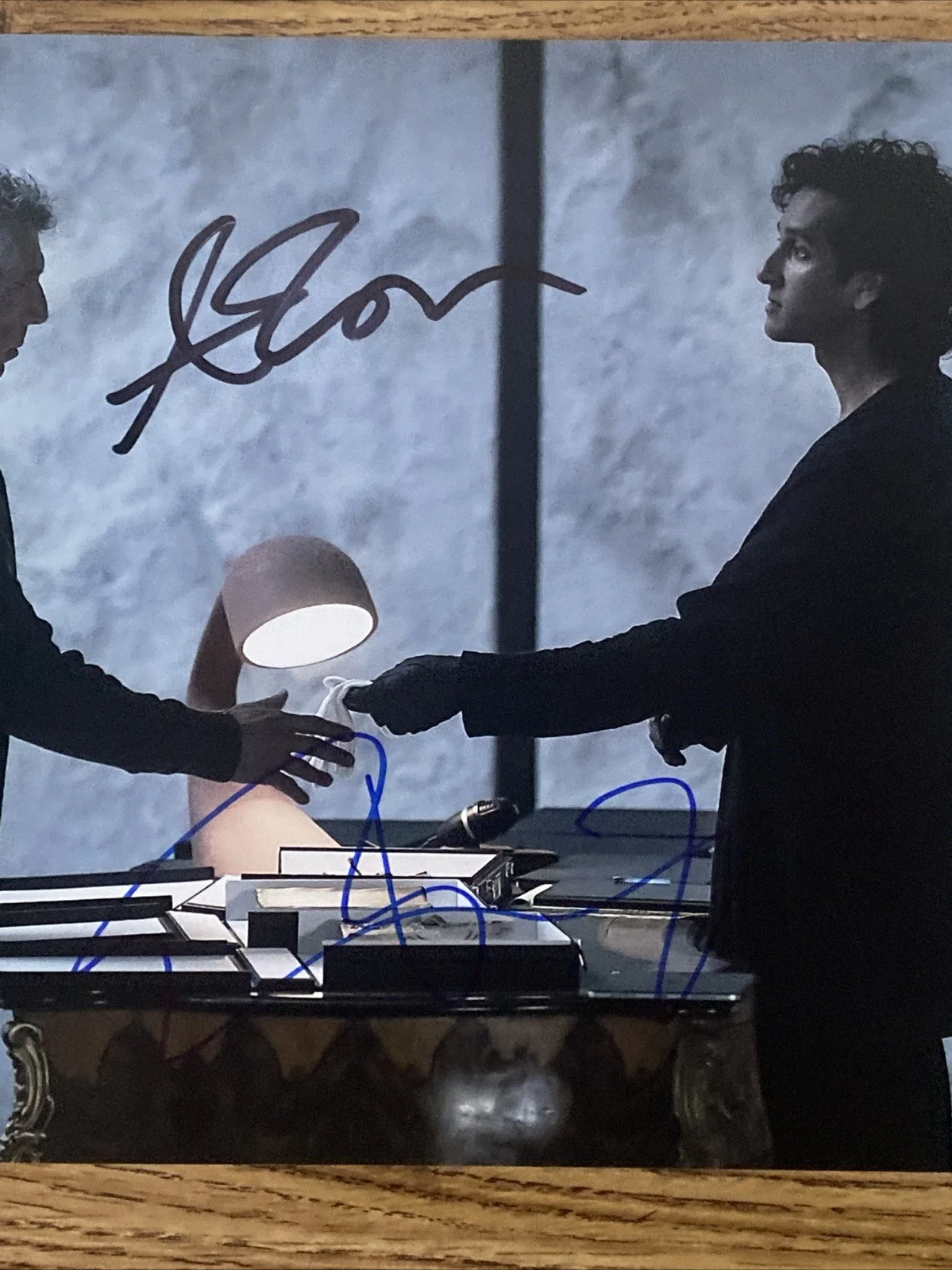 Eric Bogosian, Assad Zaman — Eric Bogosian & Assad Zaman Autographed 8x10 Photo Interview with the Vampire, image 2