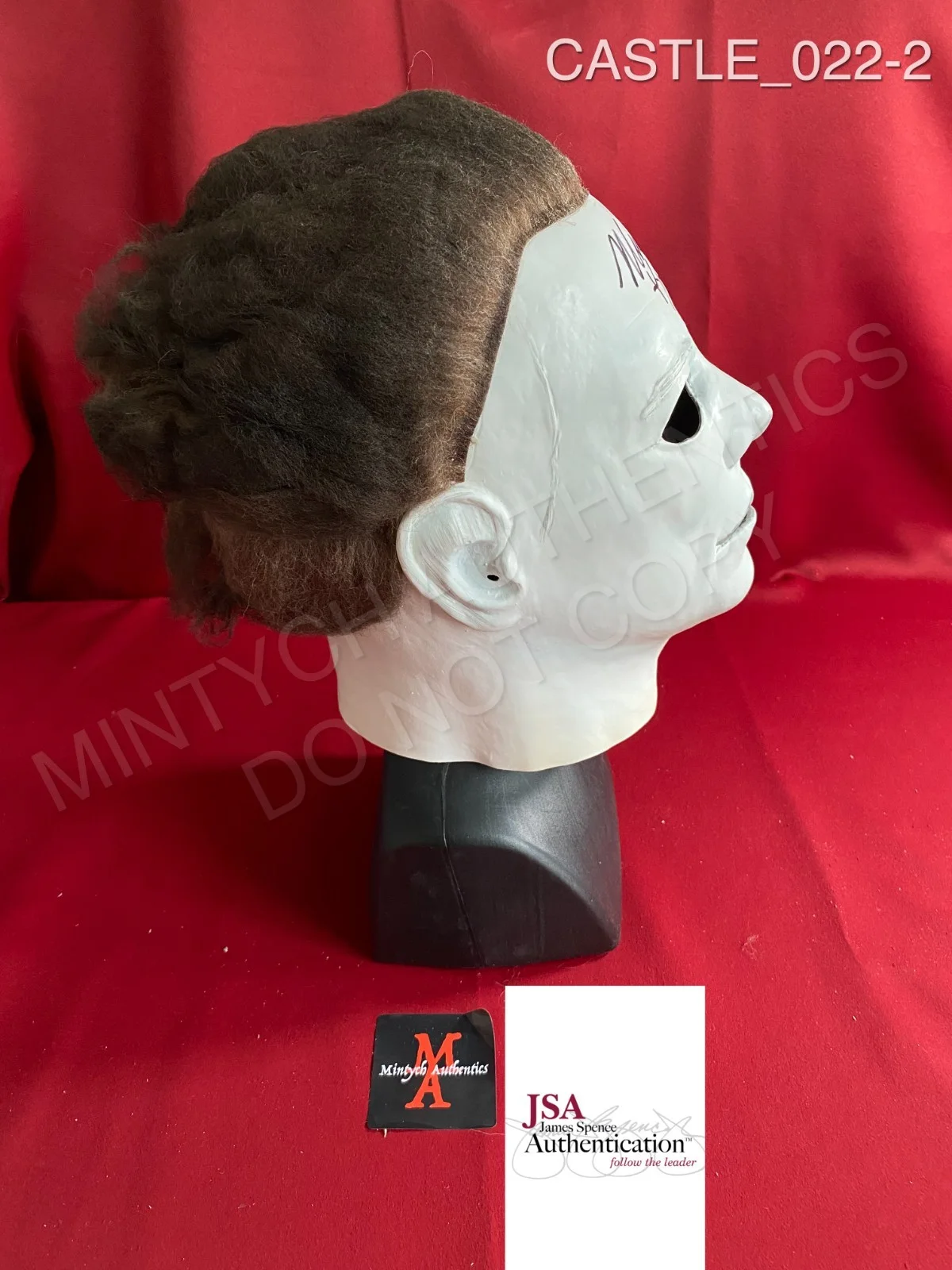 Nick Castle — Nick Castle autographed signed Michael Myers mask Halloween JSA COA horror, image 2