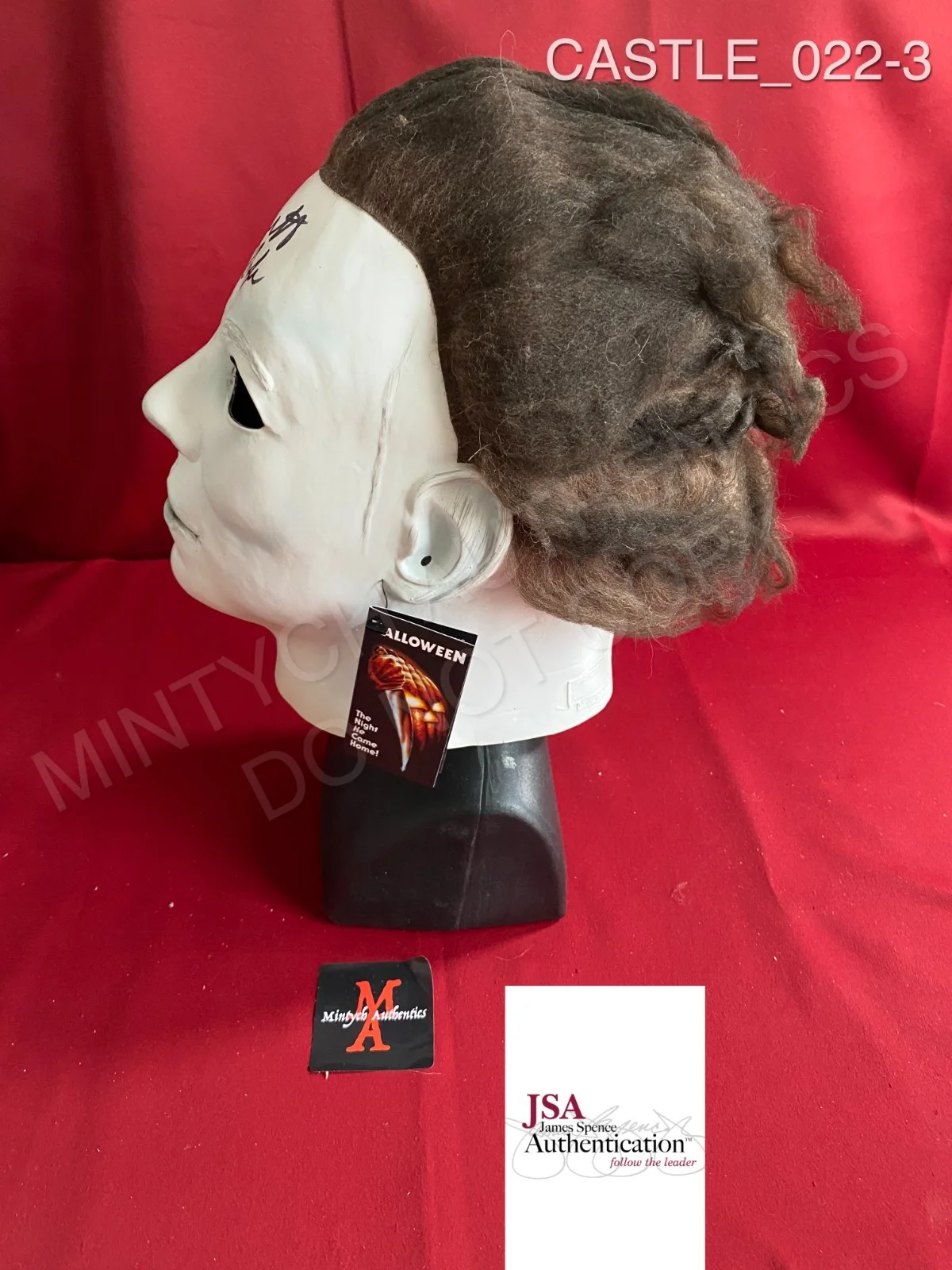 Nick Castle — Nick Castle autographed signed Michael Myers mask Halloween JSA COA horror, image 3