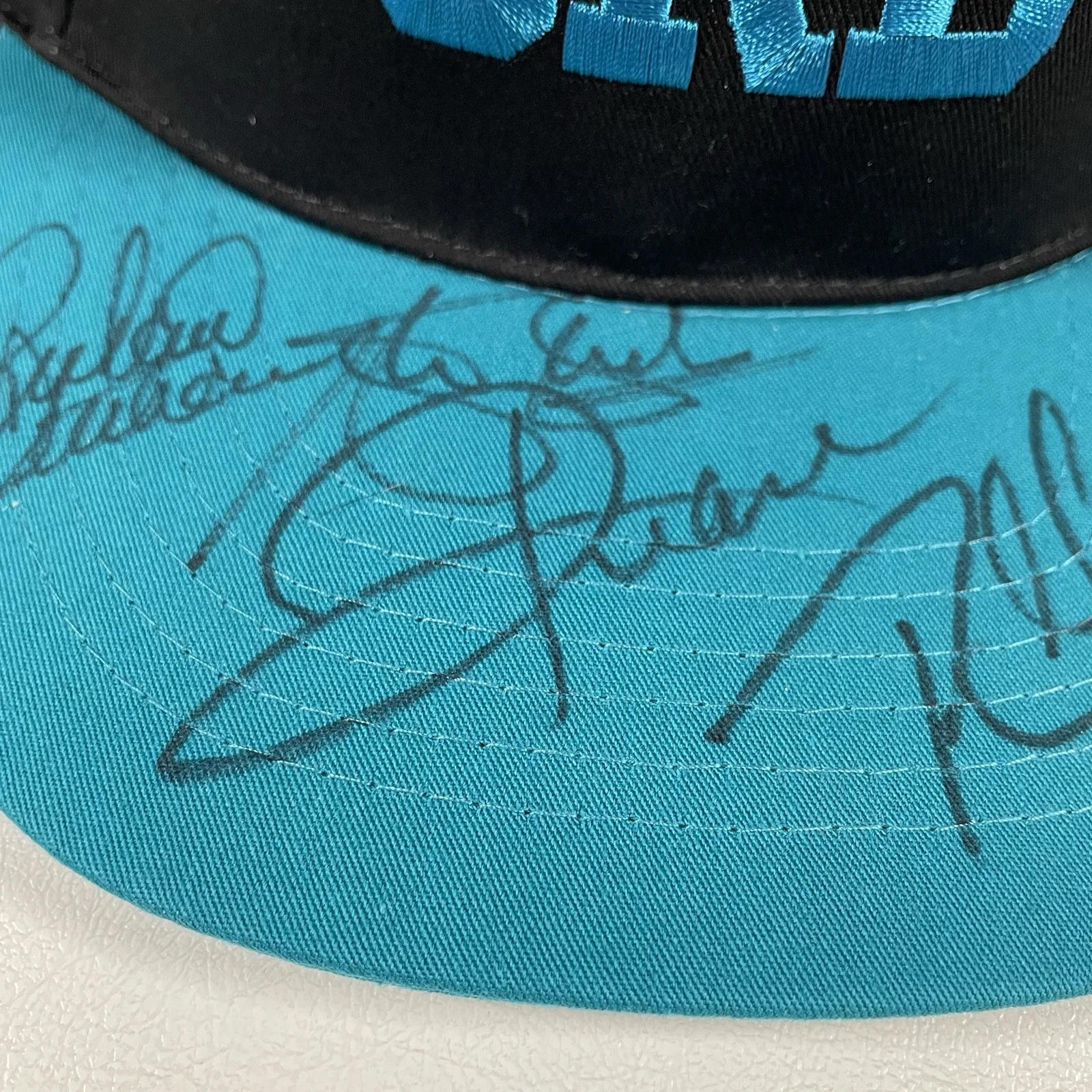Vtg Oak Ridge Boys Signed Snapback Hat Country Music Autographed, изображение 5